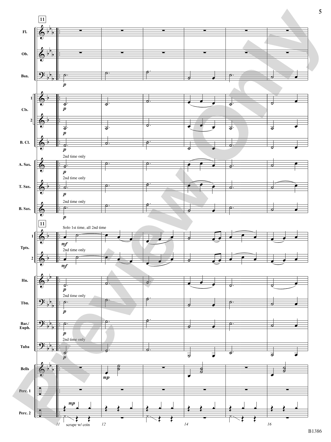 Spring: Concert Band Conductor Score & Parts