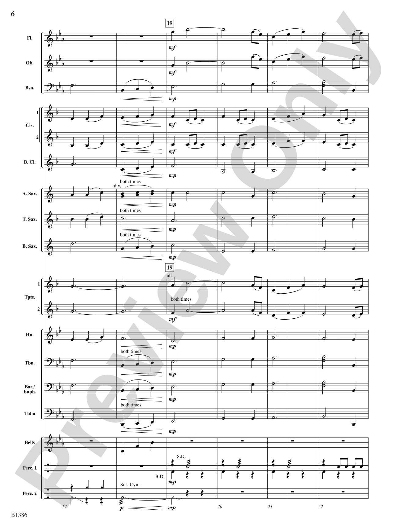 Spring: Concert Band Conductor Score & Parts