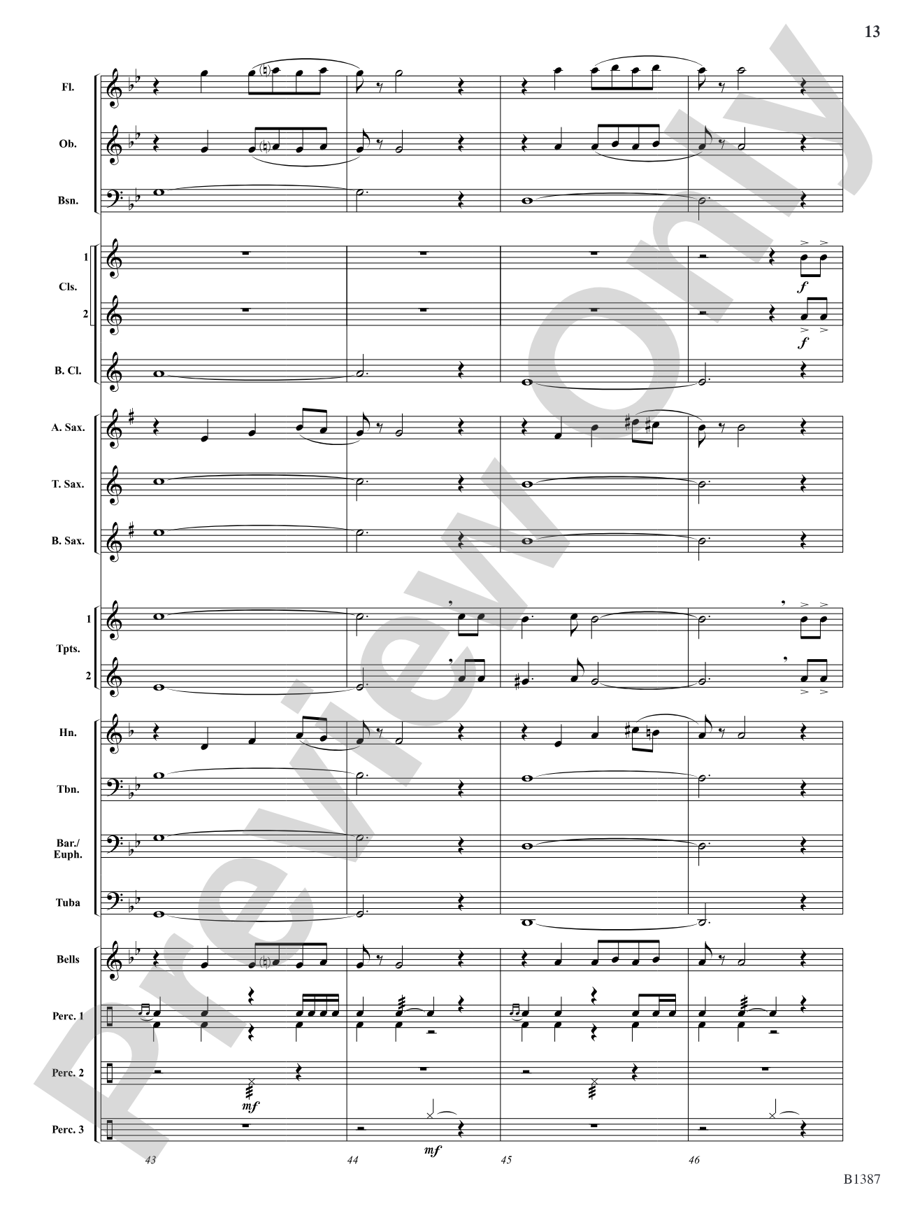 Fiesta Española: Concert Band Conductor Score & Parts