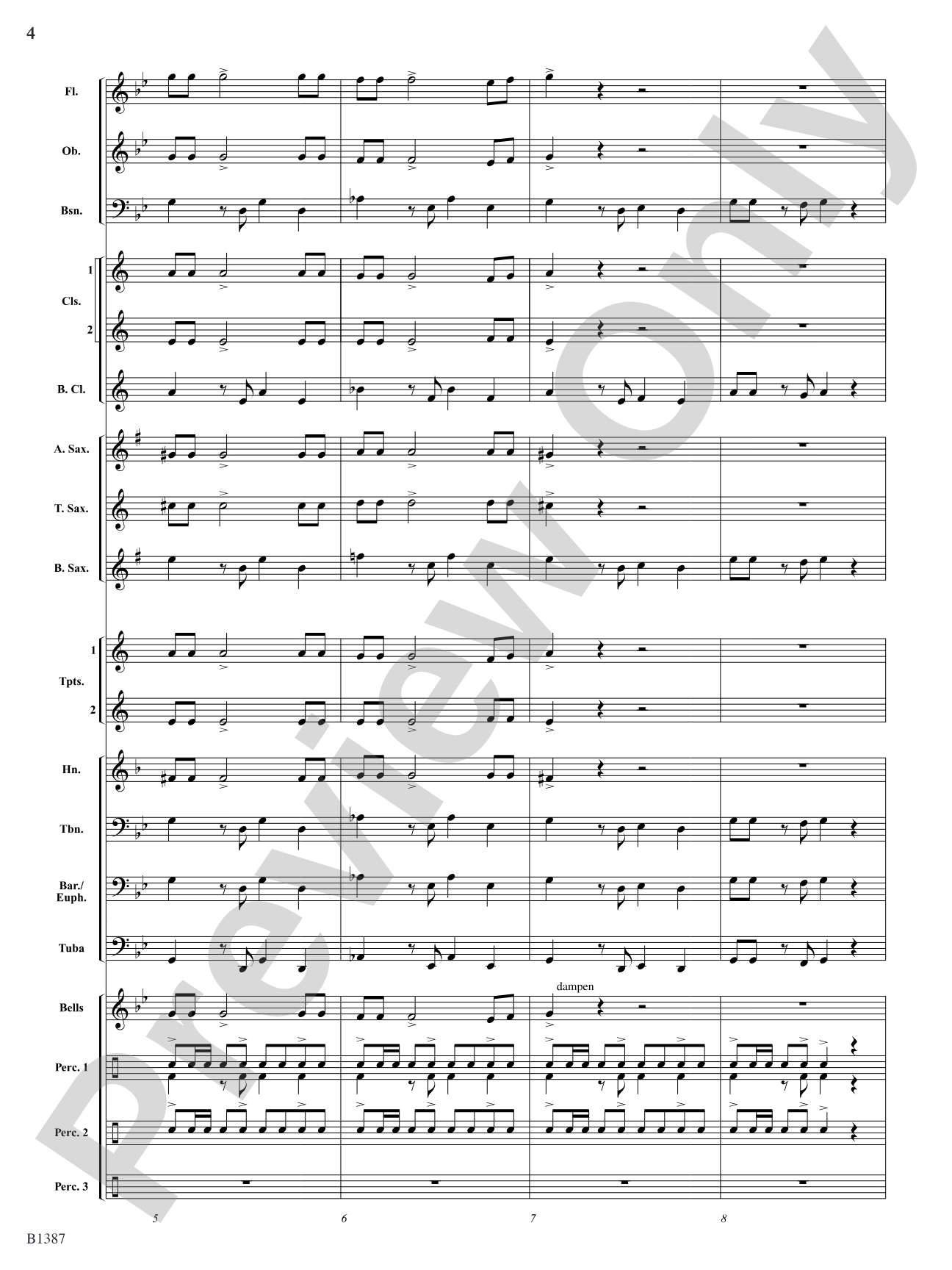 Fiesta Española: Concert Band Conductor Score & Parts