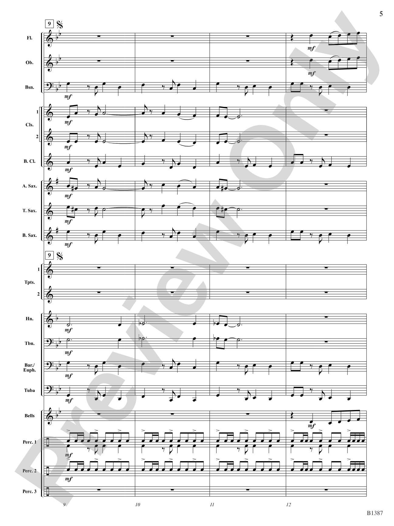 Fiesta Española: Concert Band Conductor Score & Parts