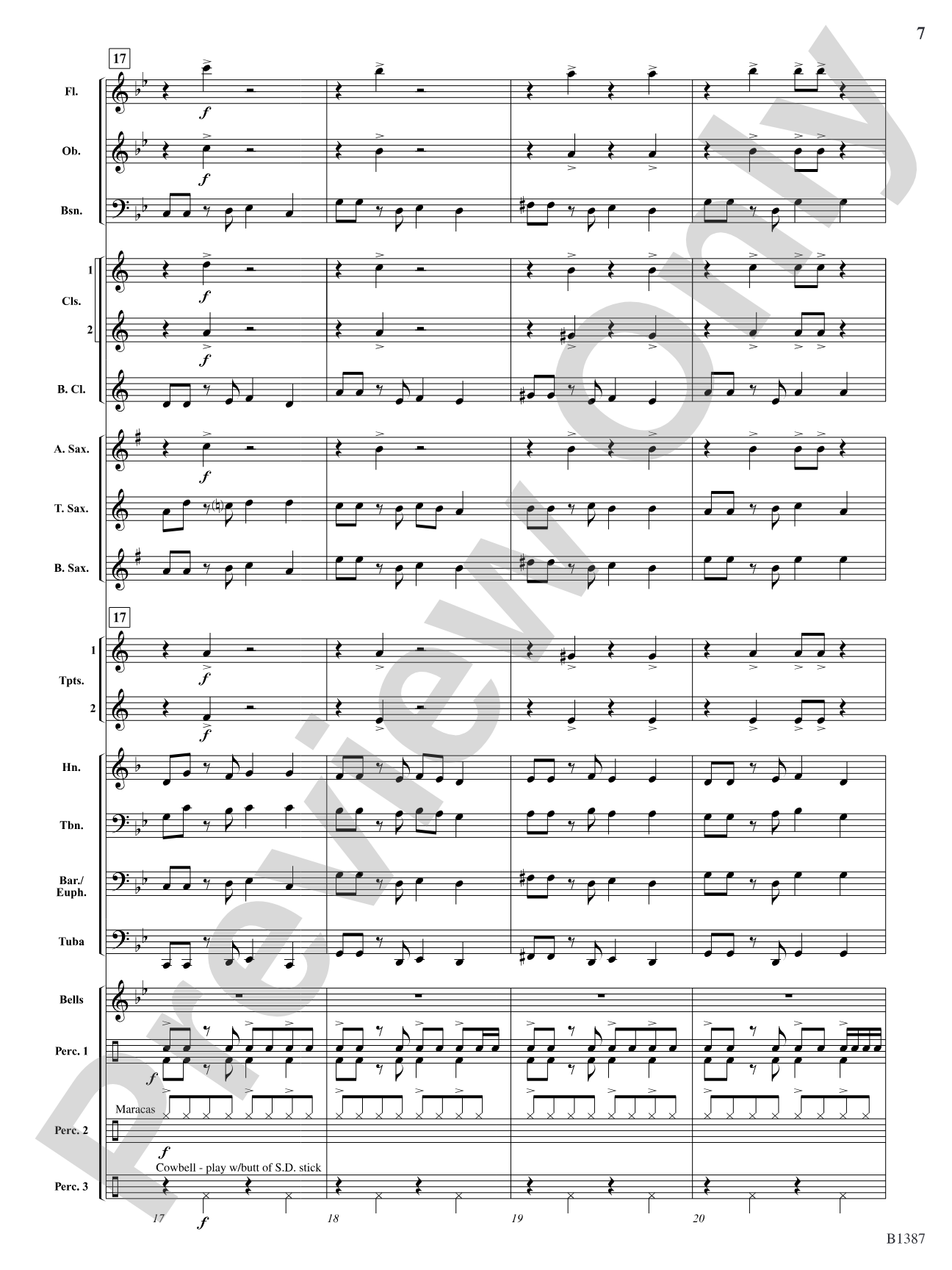 Fiesta Española: Concert Band Conductor Score & Parts