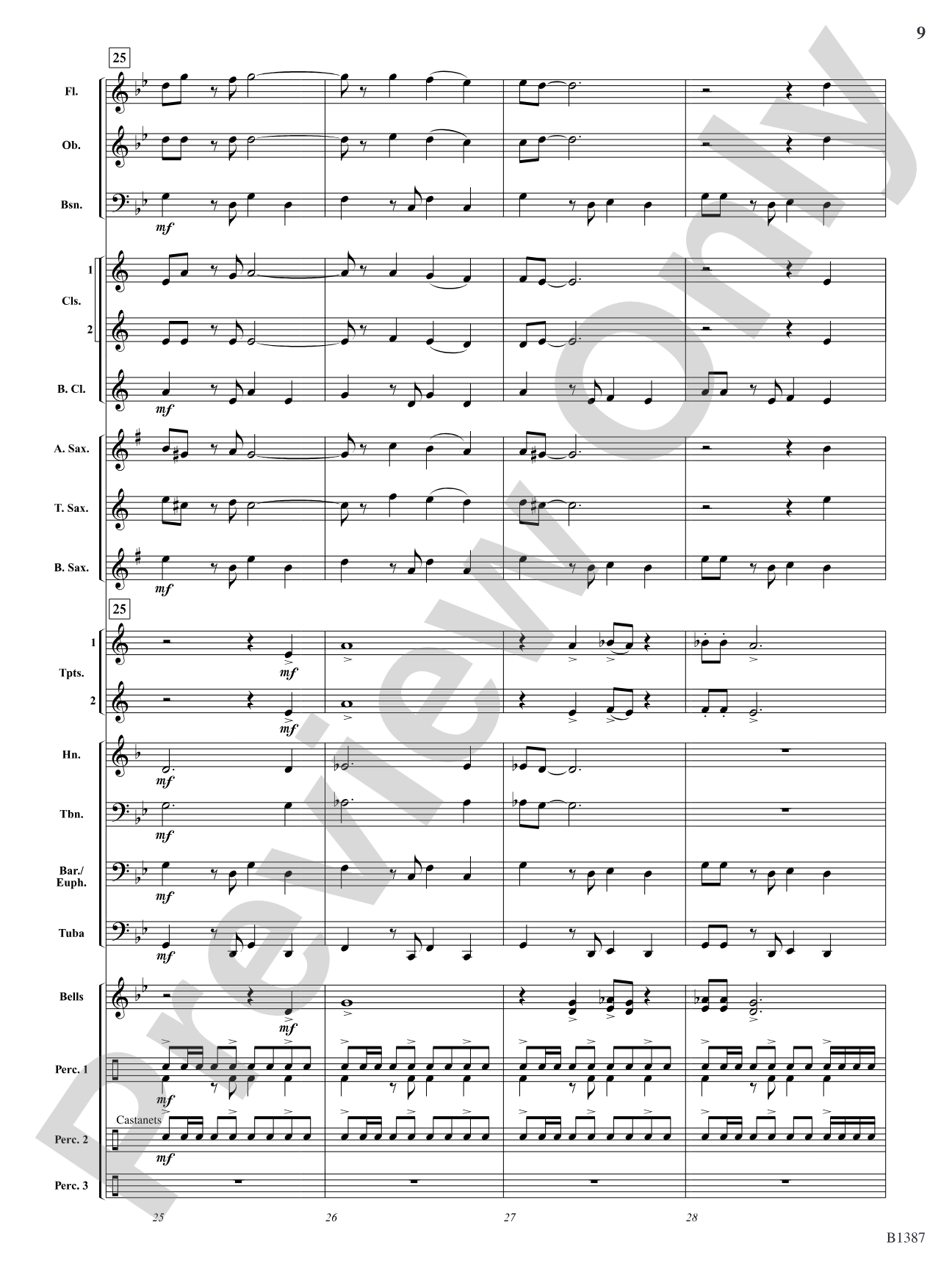 Fiesta Española: Concert Band Conductor Score & Parts