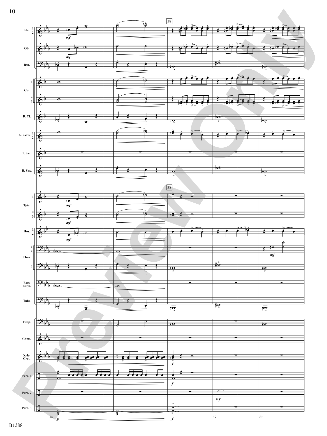 Four Moons: Concert Band Conductor Score & Parts