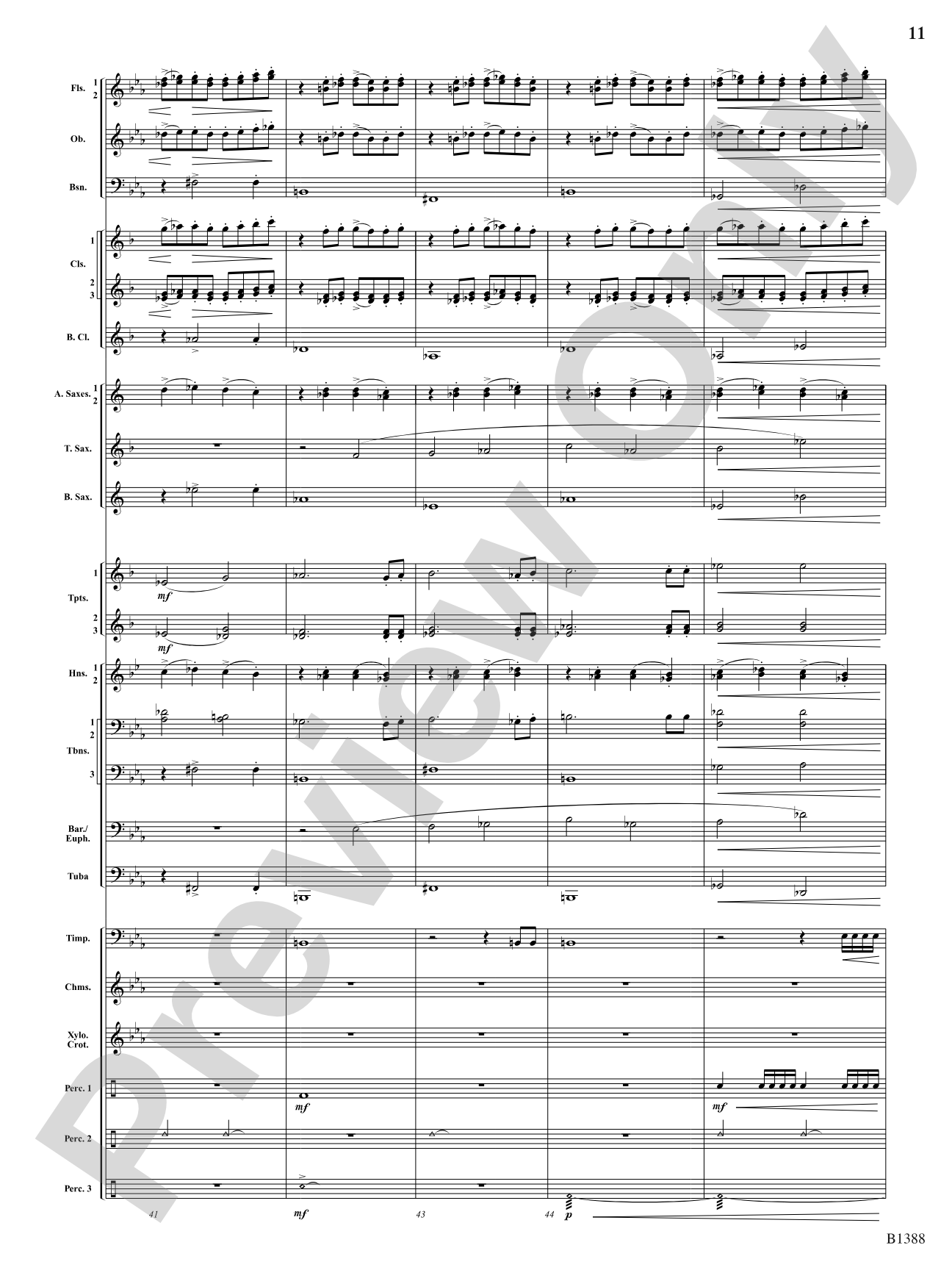 Four Moons: Concert Band Conductor Score & Parts