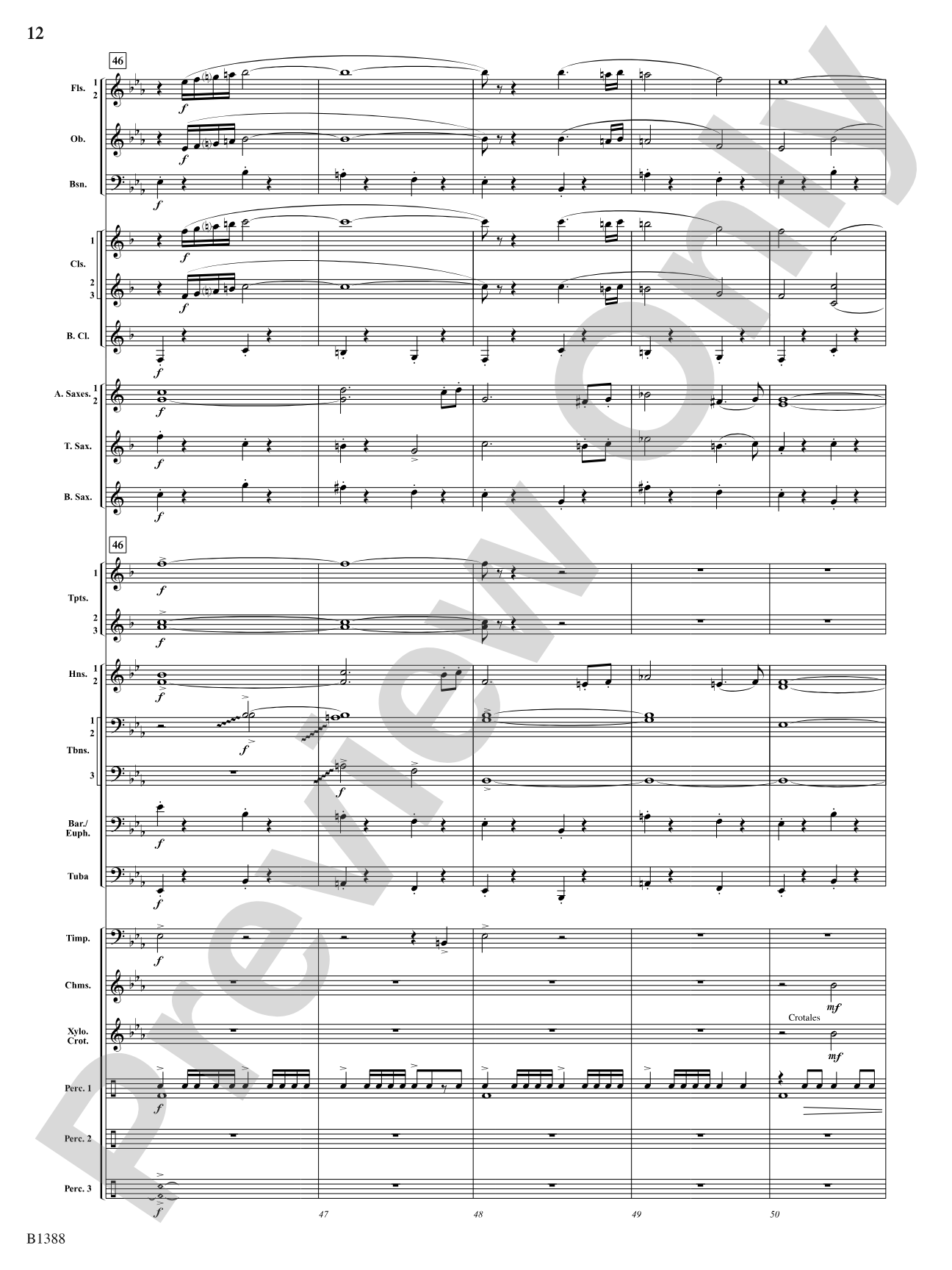 Four Moons: Concert Band Conductor Score & Parts