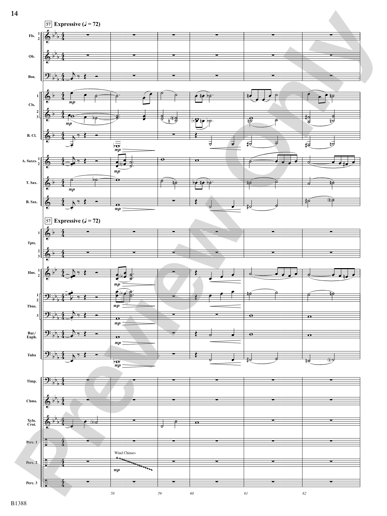 Four Moons: Concert Band Conductor Score & Parts