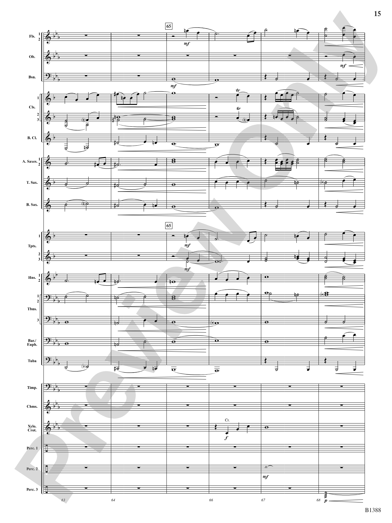 Four Moons: Concert Band Conductor Score & Parts