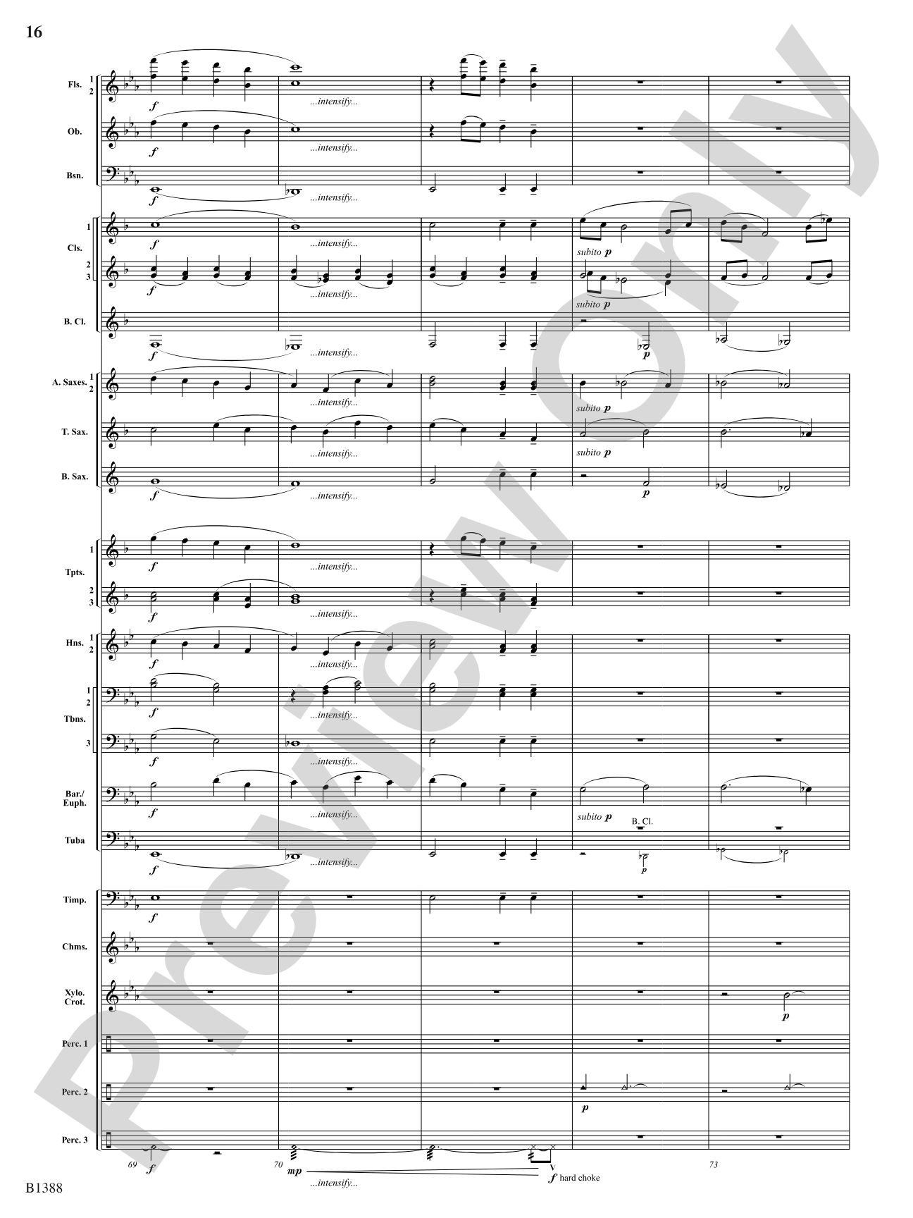 Four Moons: Concert Band Conductor Score & Parts