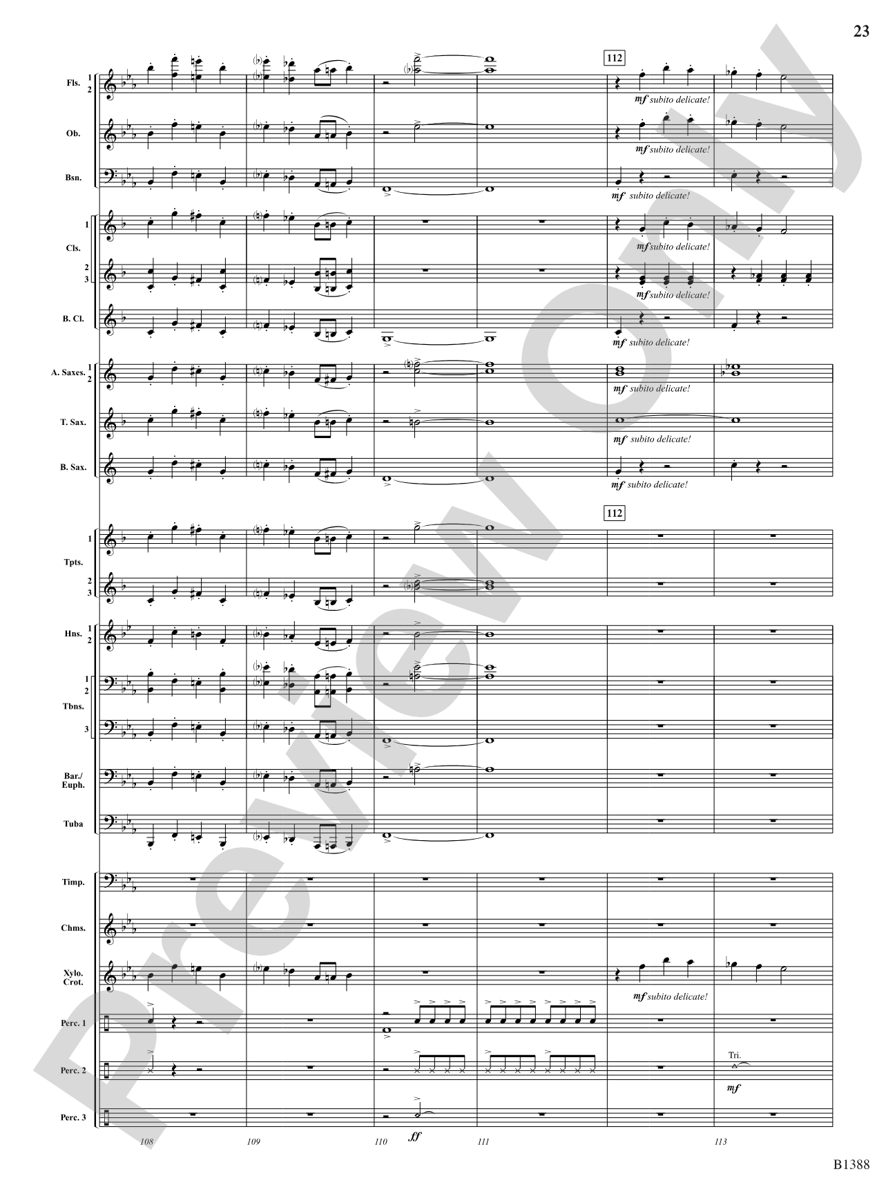 Four Moons: Concert Band Conductor Score & Parts