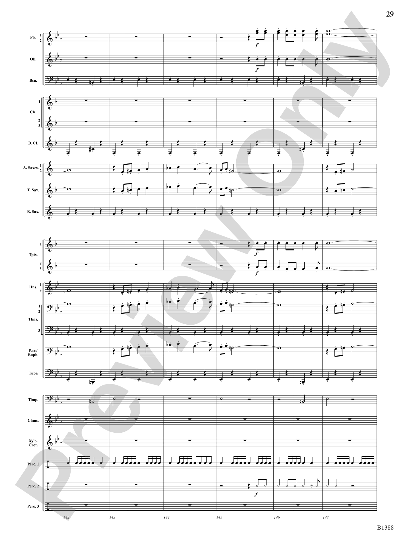 Four Moons: Concert Band Conductor Score & Parts