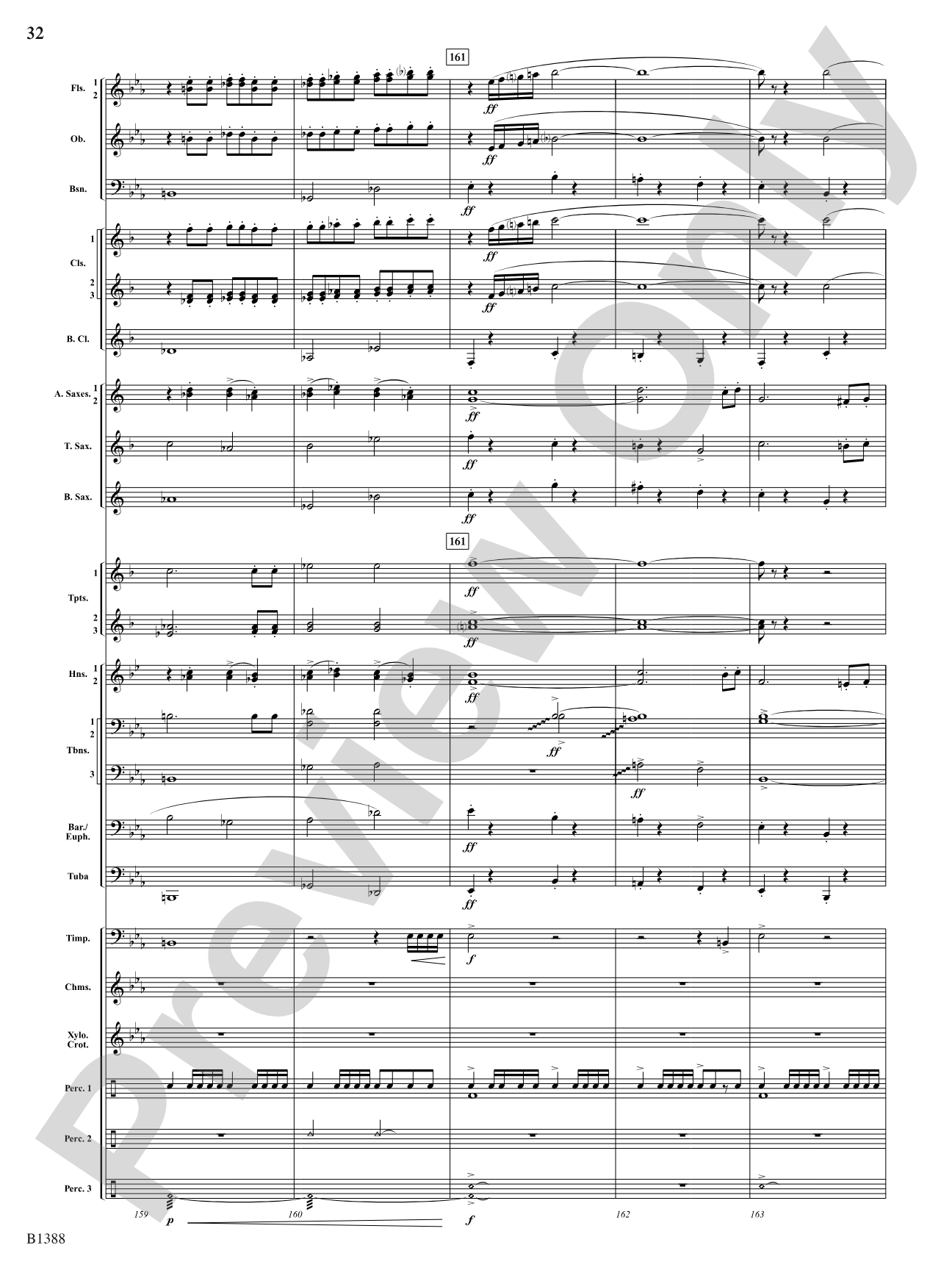 Four Moons: Concert Band Conductor Score & Parts