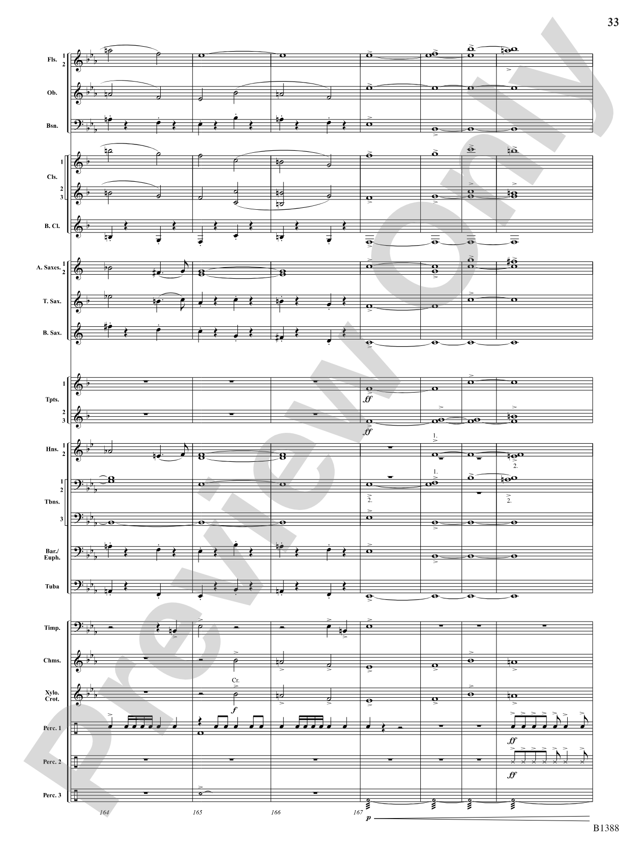 Four Moons: Concert Band Conductor Score & Parts