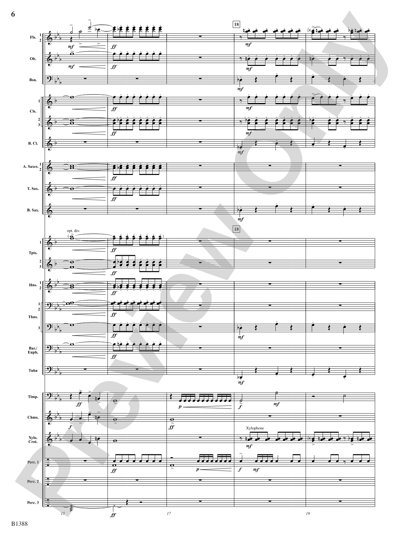 Four Moons: Concert Band Conductor Score & Parts