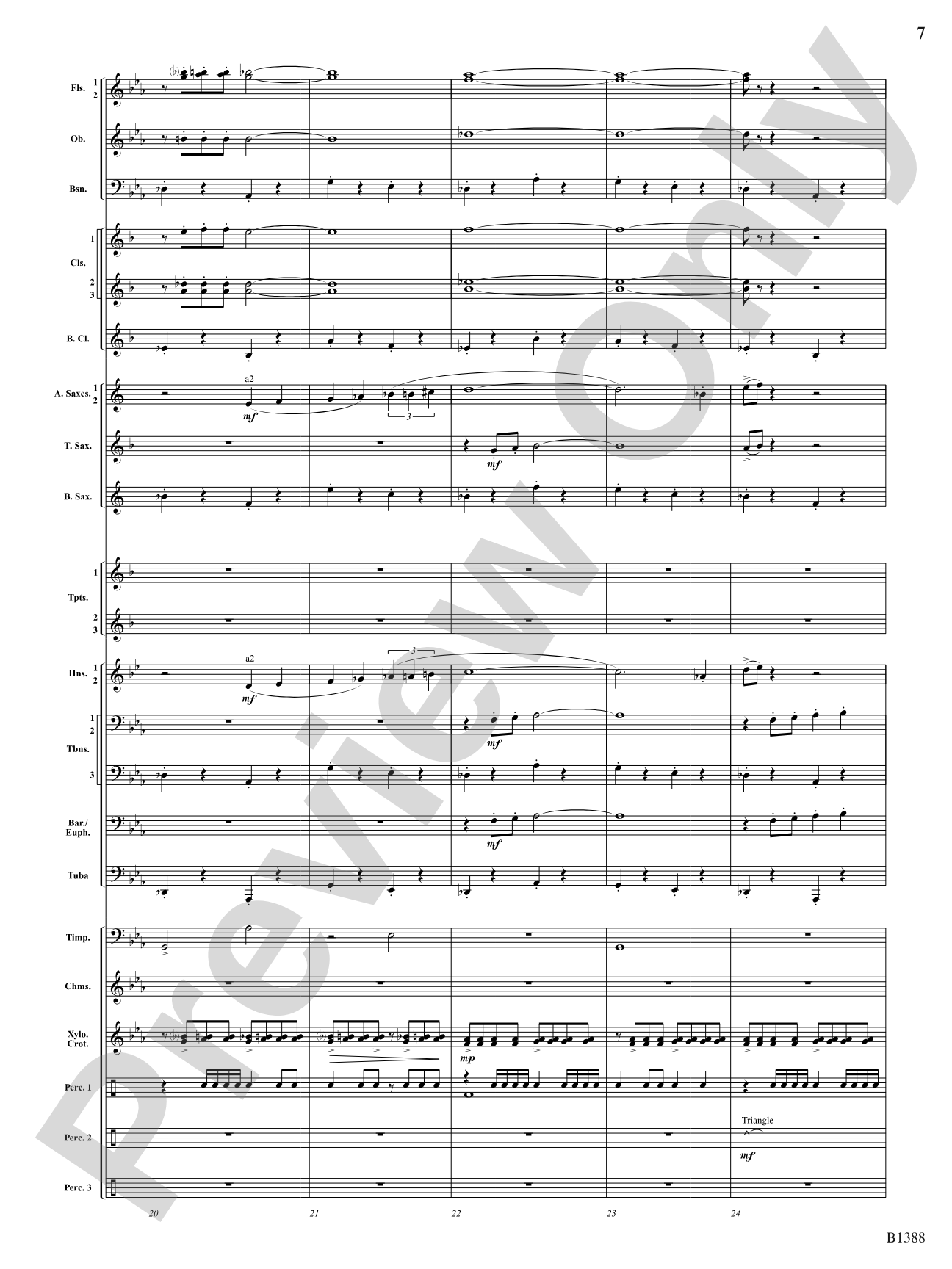 Four Moons: Concert Band Conductor Score & Parts