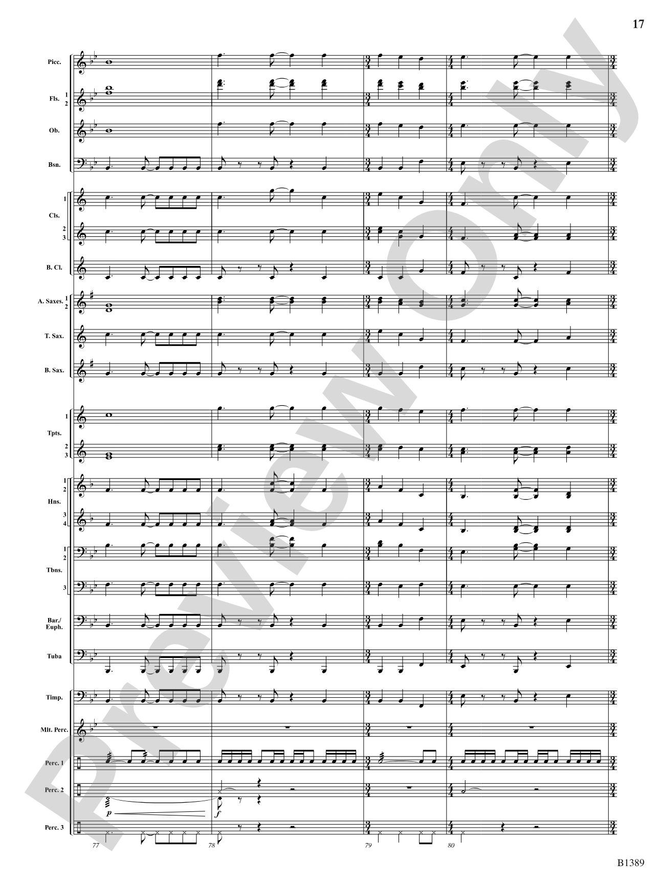 American Visions: Concert Band Conductor Score & Parts