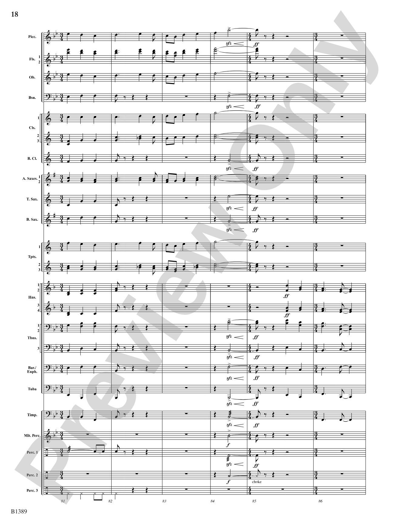 American Visions: Concert Band Conductor Score & Parts