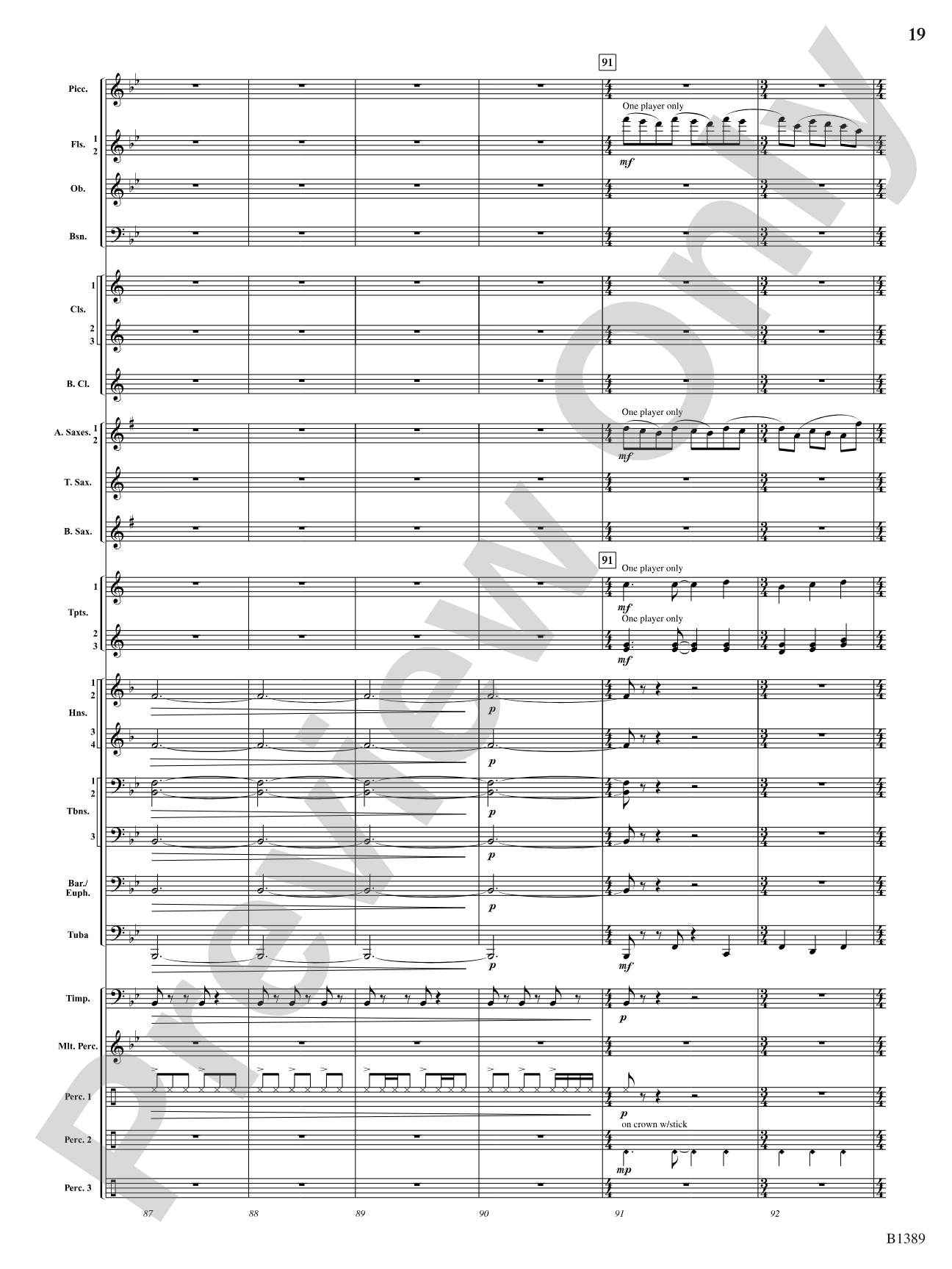 American Visions: Concert Band Conductor Score & Parts
