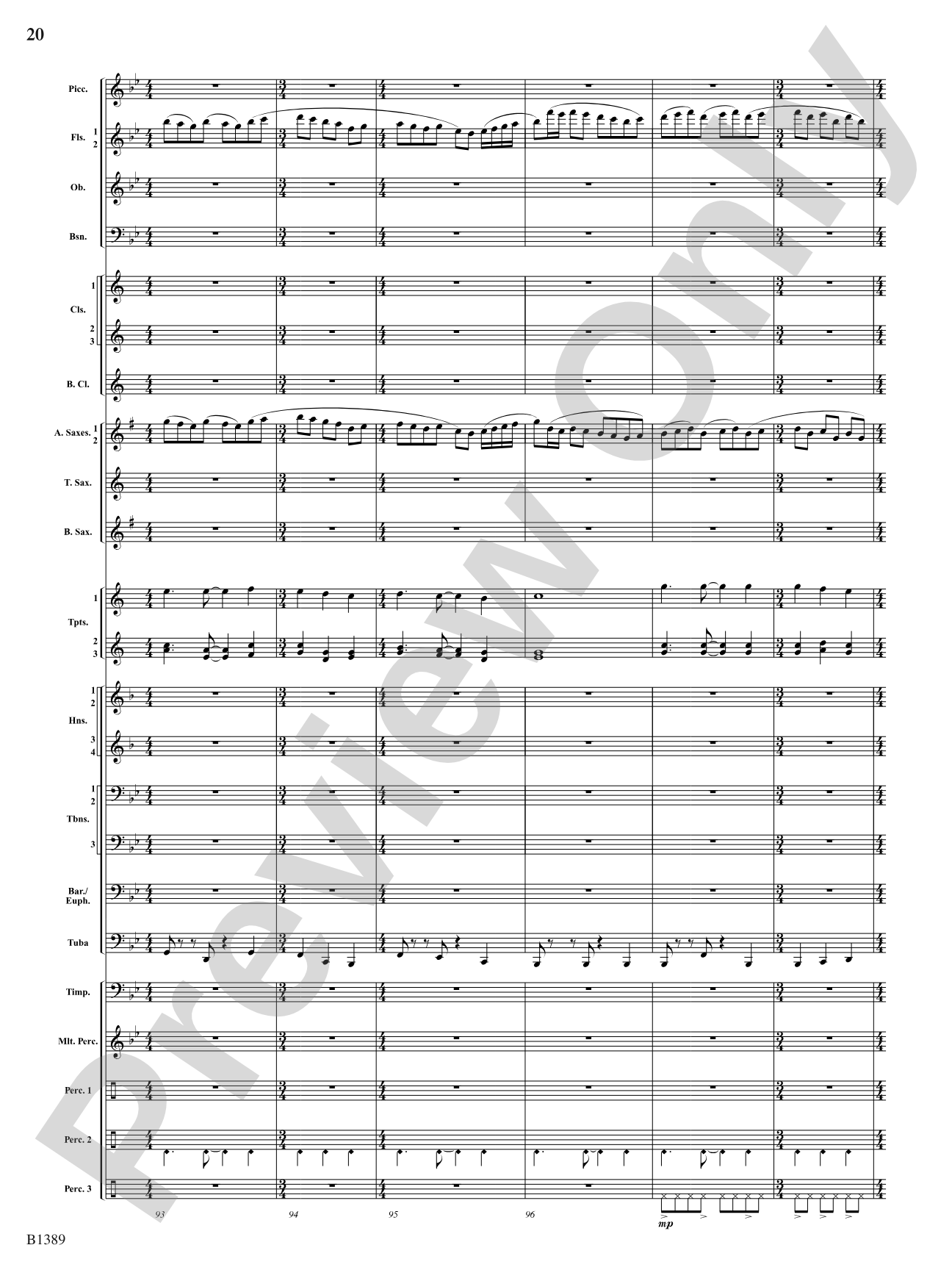 American Visions: Concert Band Conductor Score & Parts