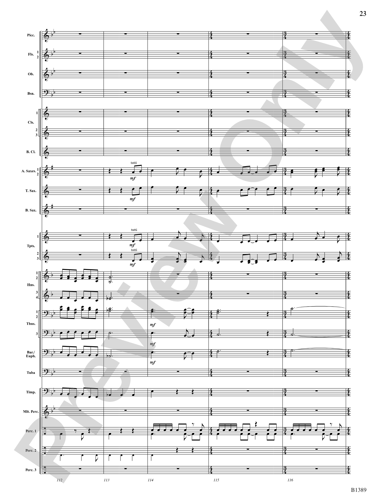 American Visions: Concert Band Conductor Score & Parts