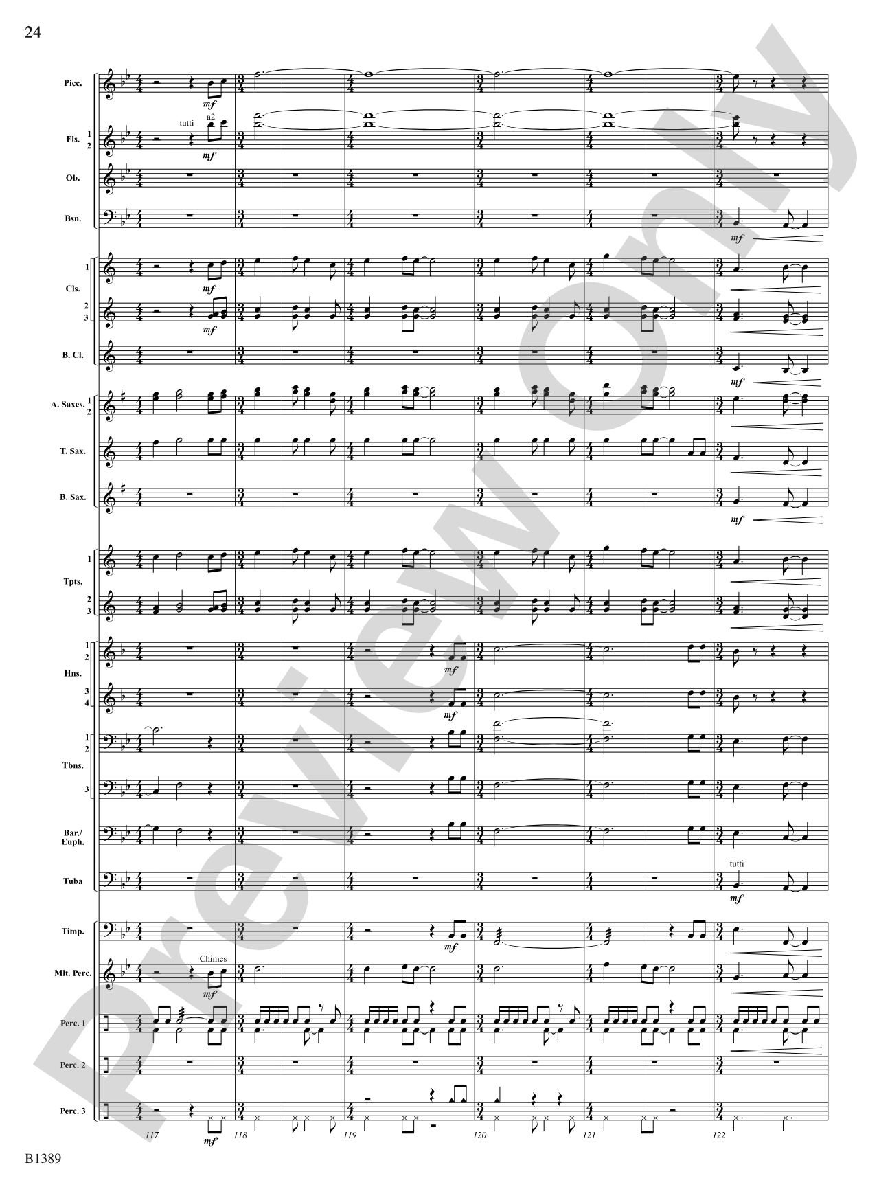 American Visions: Concert Band Conductor Score & Parts
