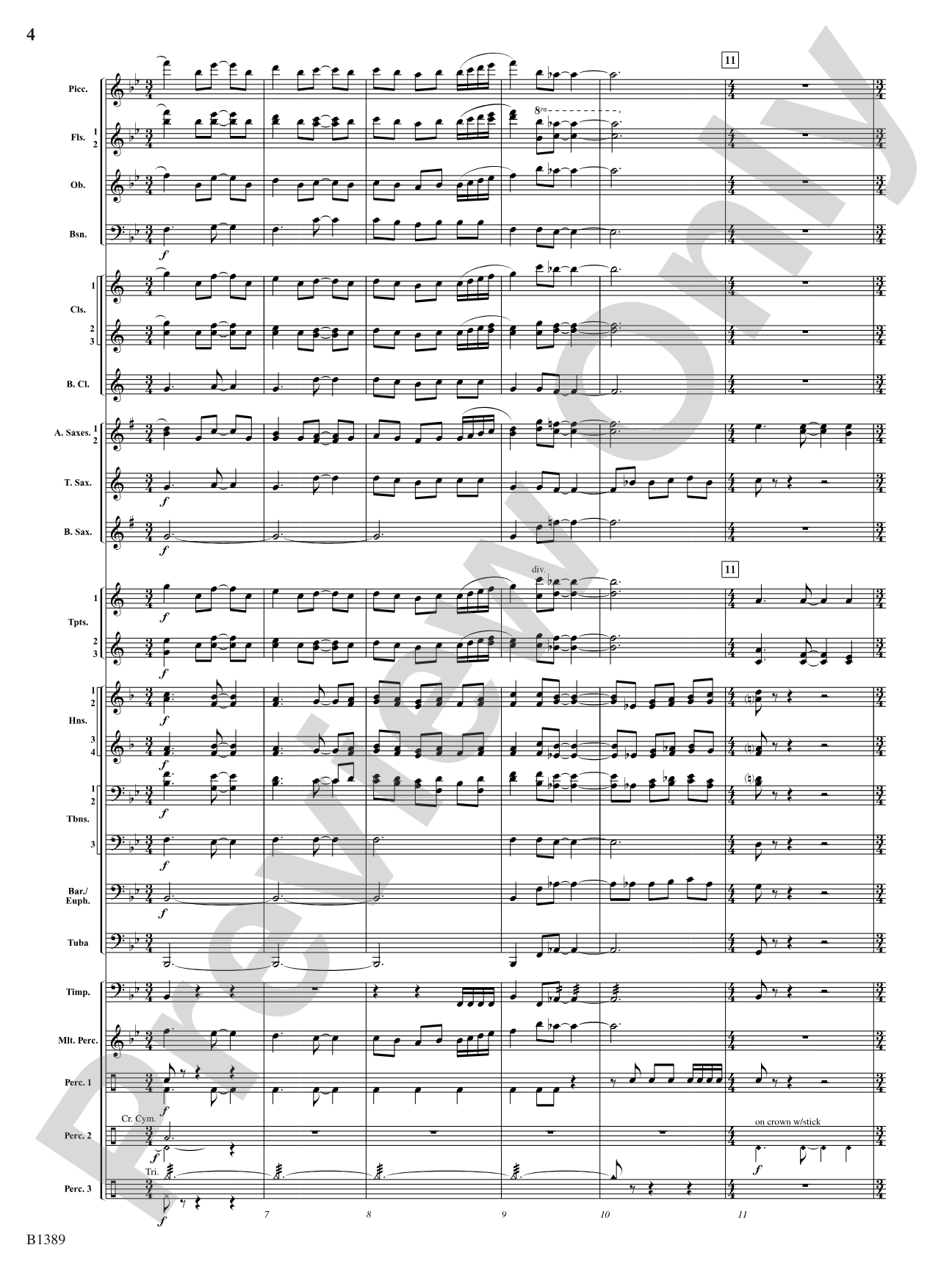 American Visions: Concert Band Conductor Score & Parts