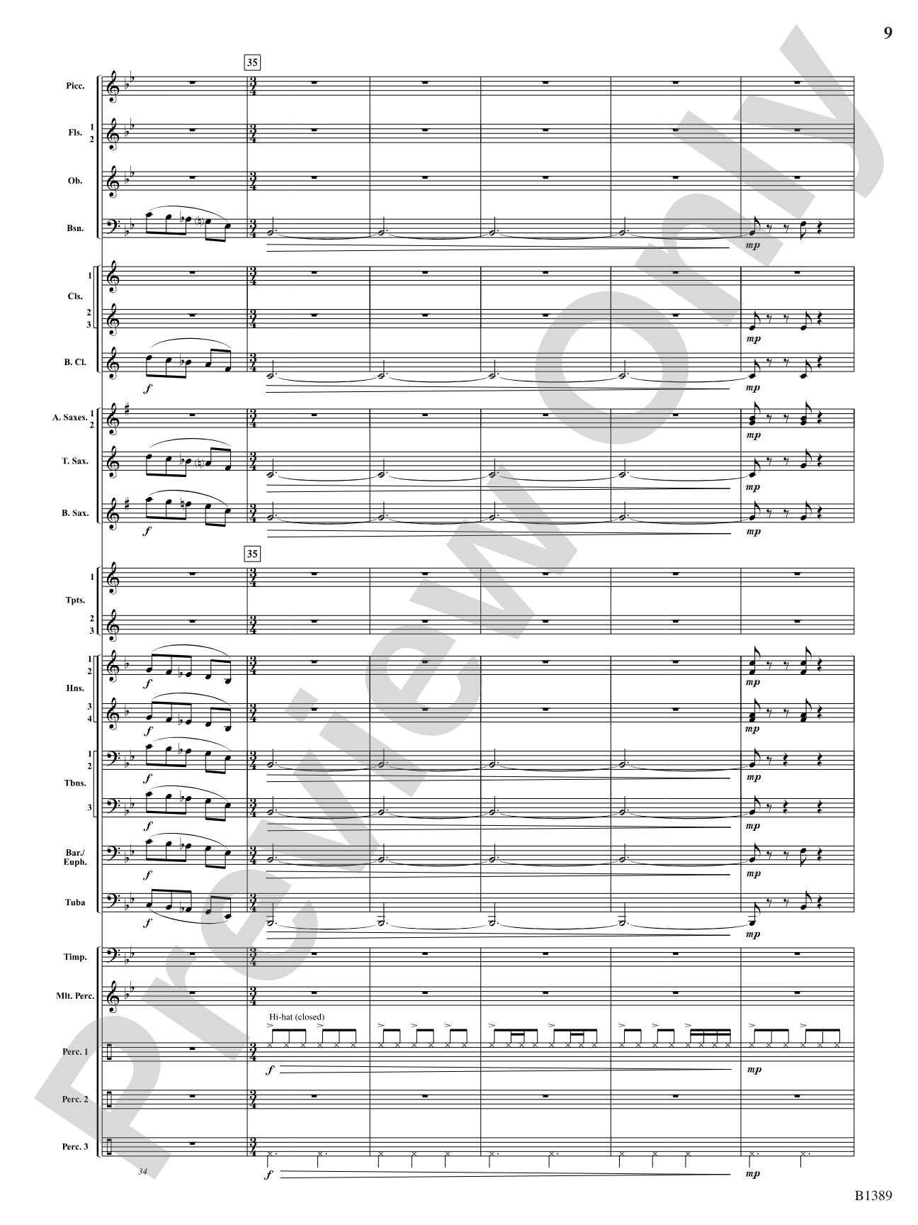 American Visions: Concert Band Conductor Score & Parts