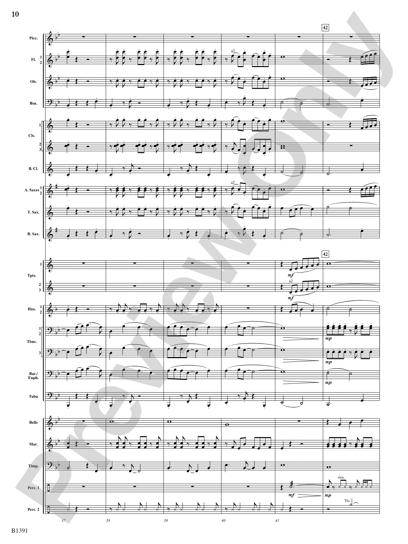 Sunburst: Concert Band Conductor Score & Parts
