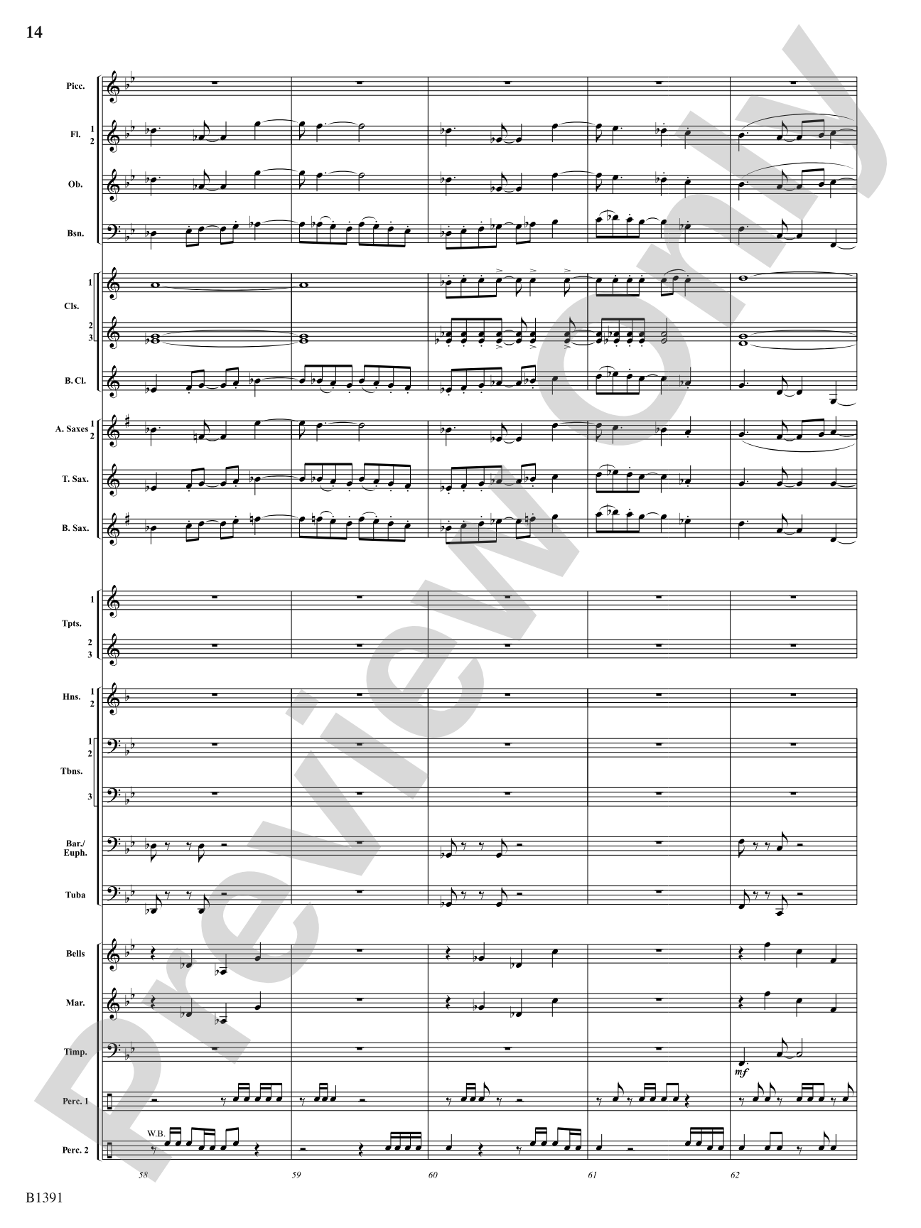 Sunburst: Concert Band Conductor Score & Parts