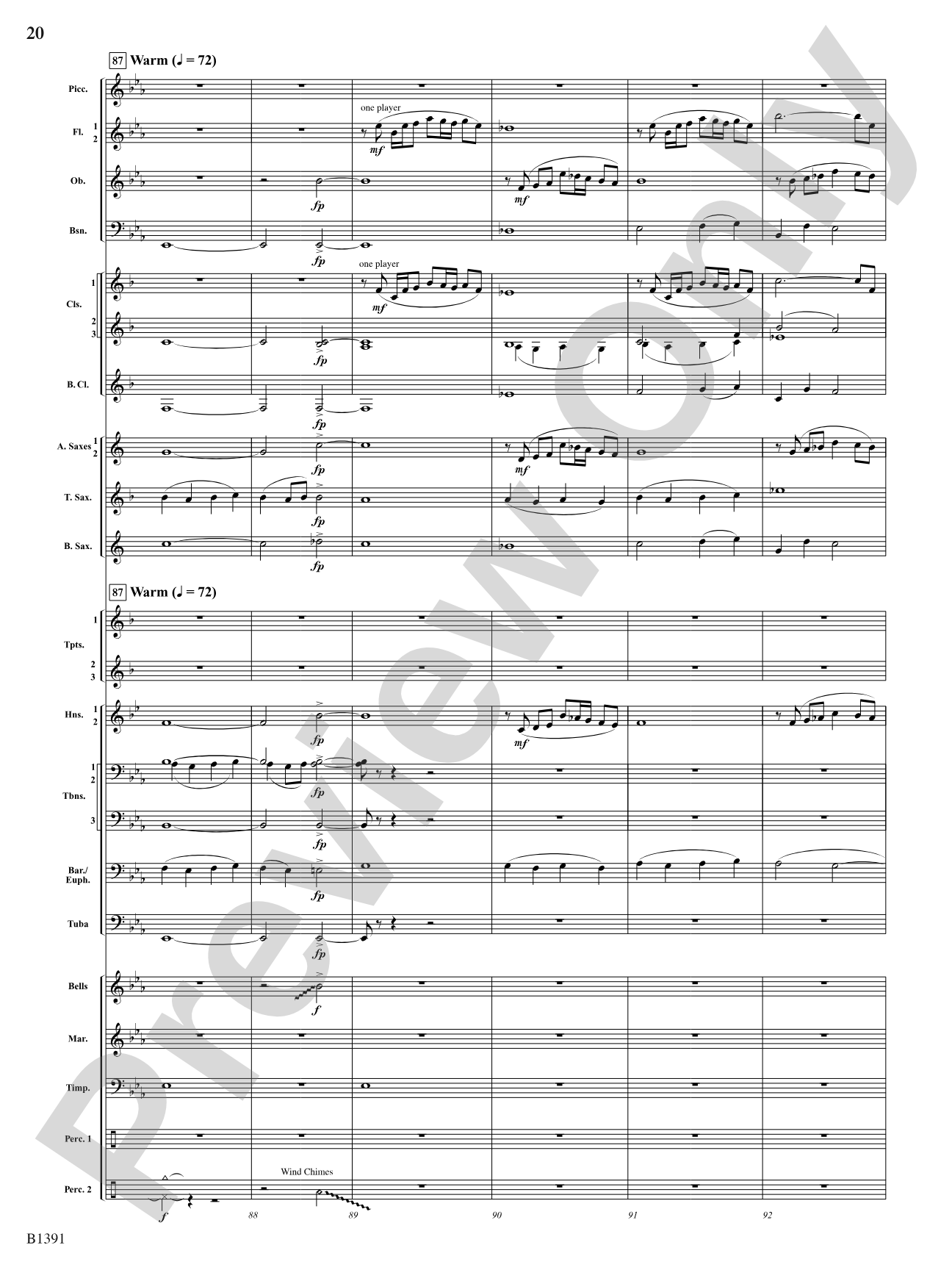 Sunburst: Concert Band Conductor Score & Parts