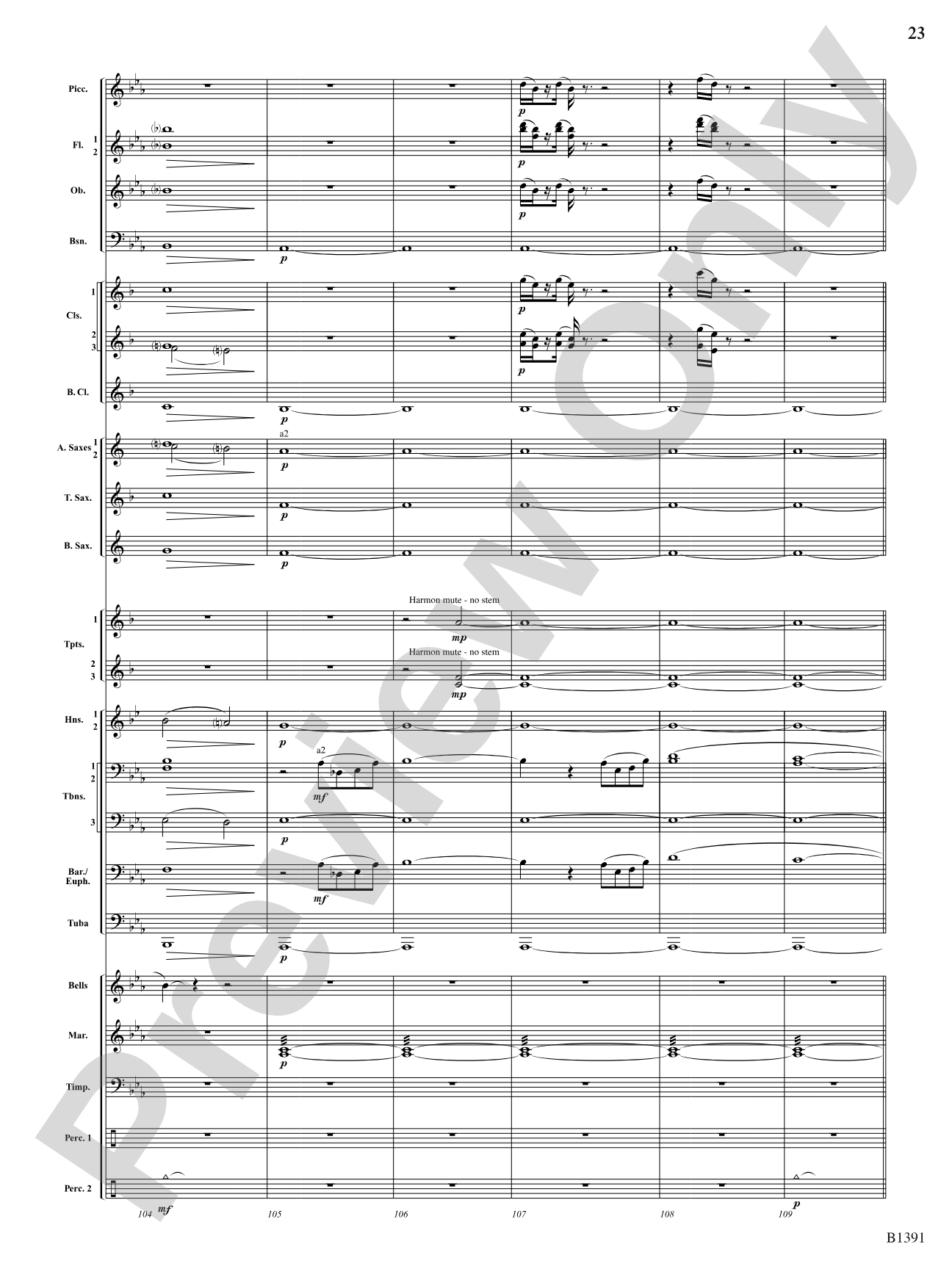 Sunburst: Concert Band Conductor Score & Parts