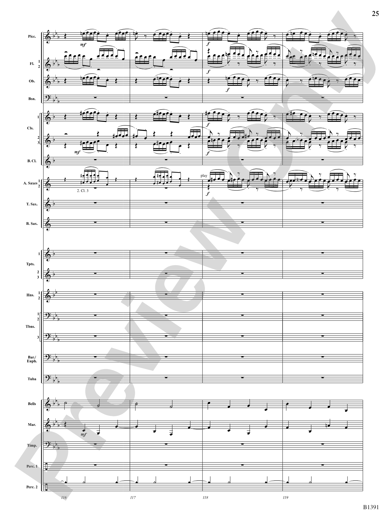 Sunburst: Concert Band Conductor Score & Parts