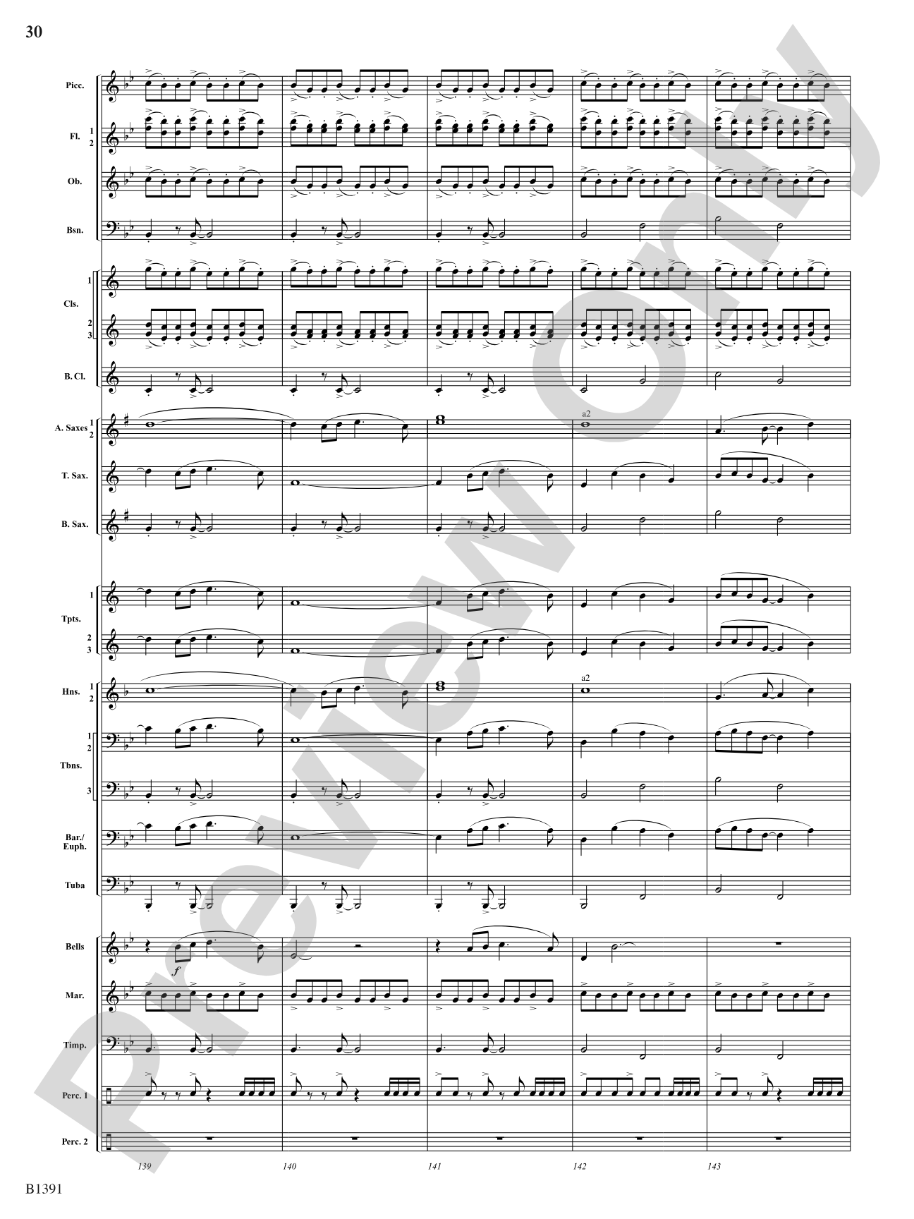 Sunburst: Concert Band Conductor Score & Parts