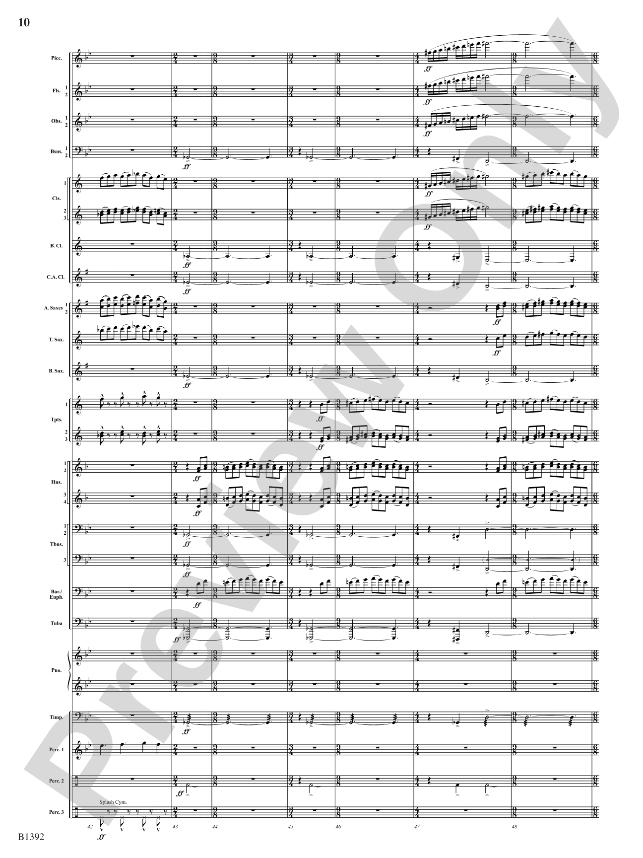 Midnight on Main Street: Score