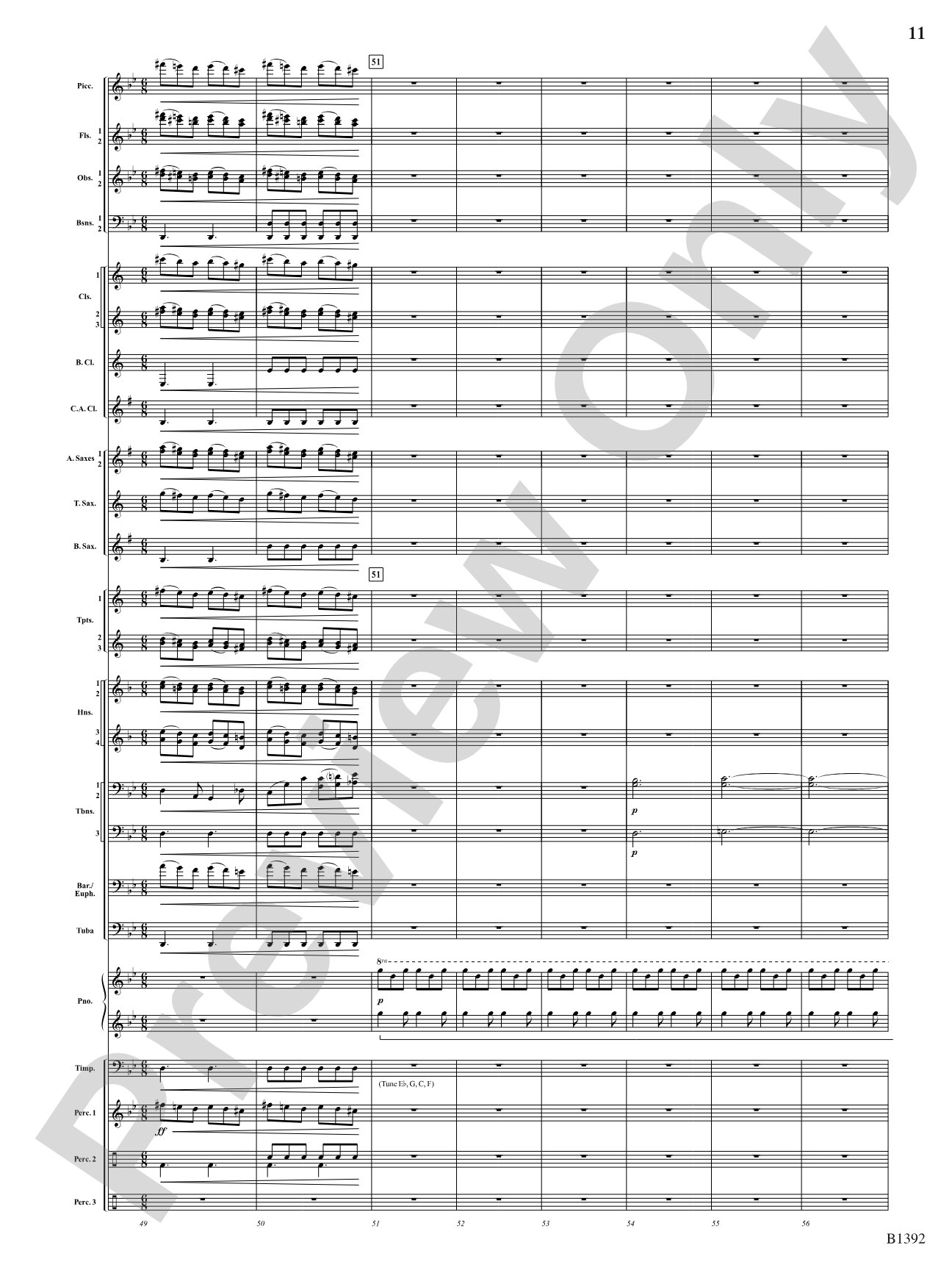 Midnight on Main Street: Score