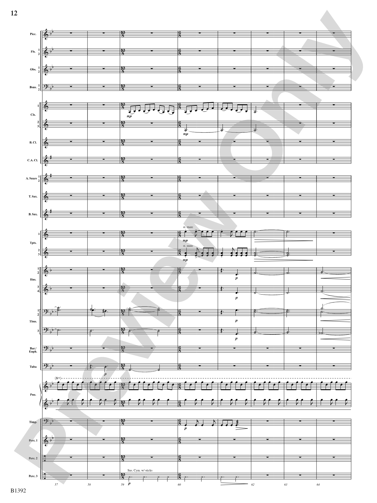 Midnight on Main Street: Score