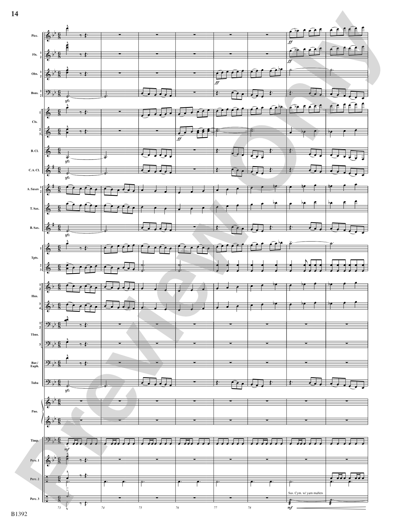 Midnight on Main Street: Score