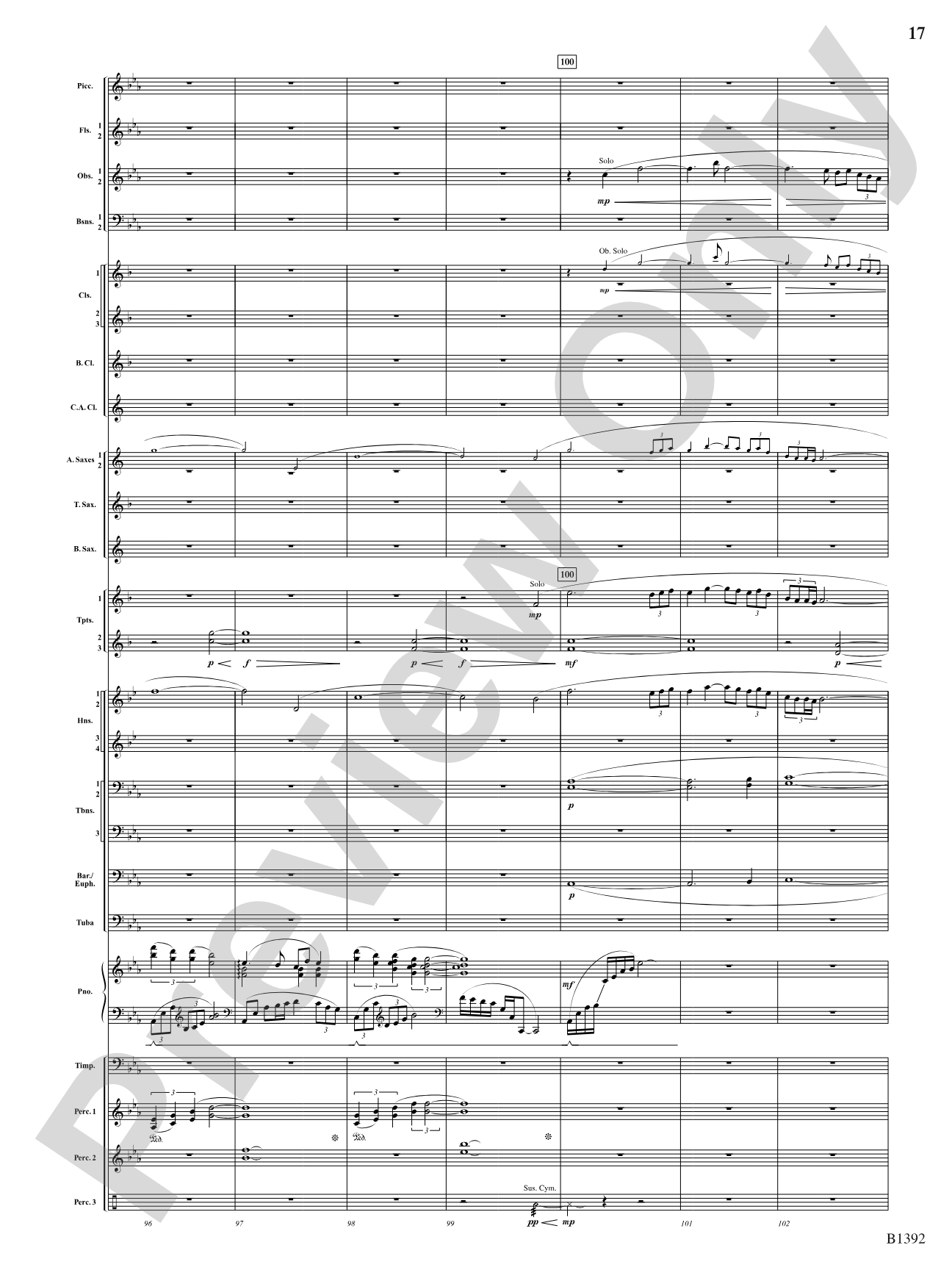 Midnight on Main Street: Score