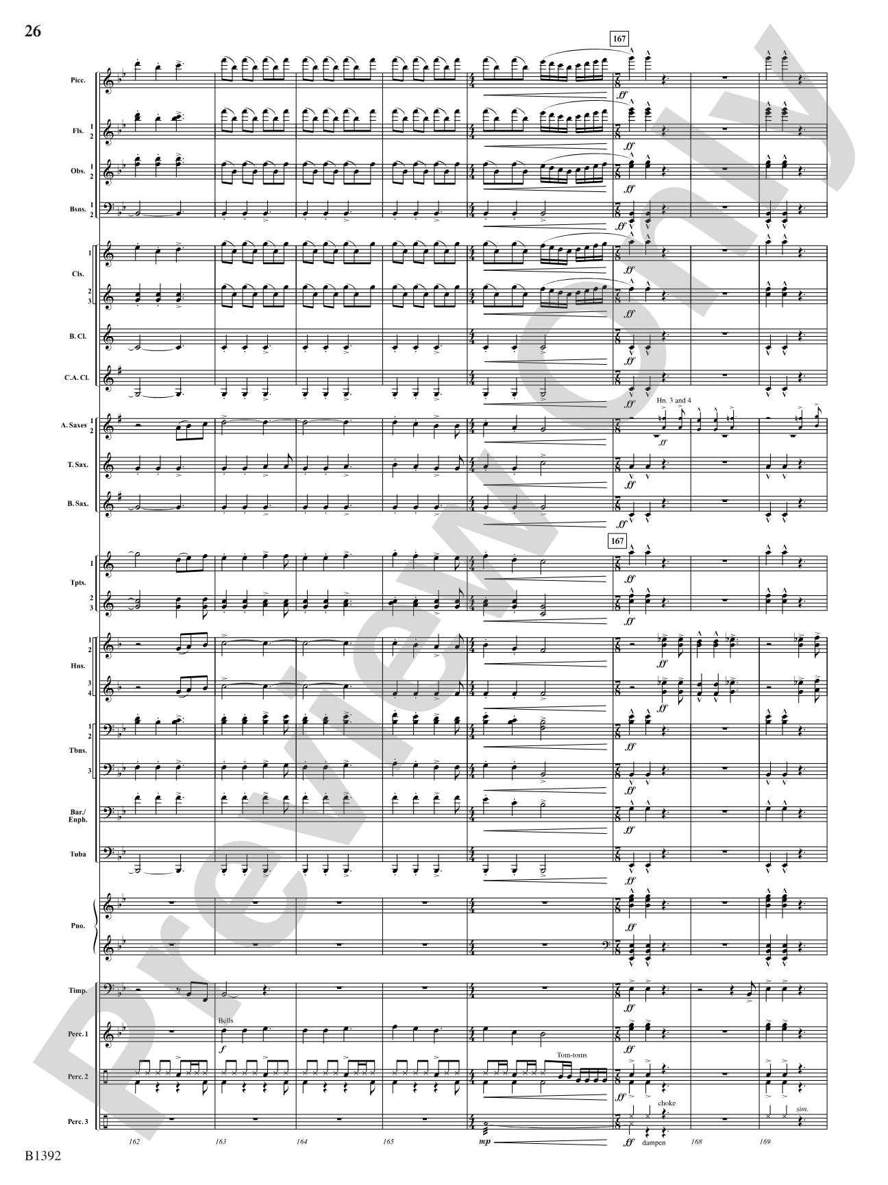 Midnight on Main Street: Score