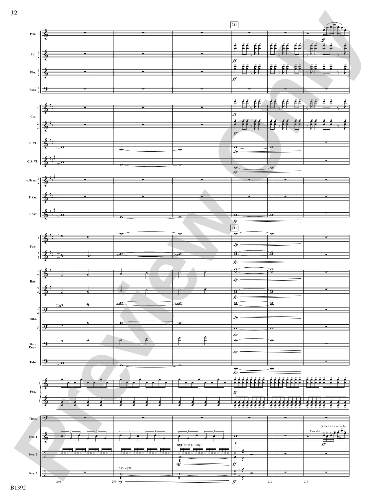 Midnight on Main Street: Score