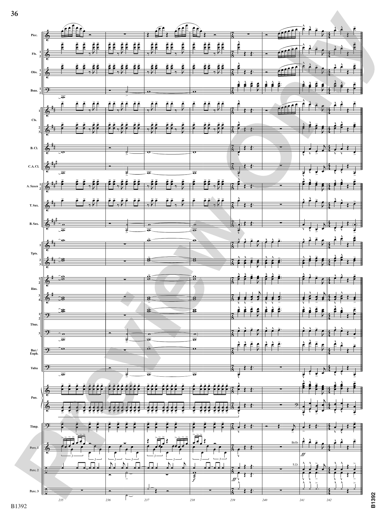 Midnight on Main Street: Score