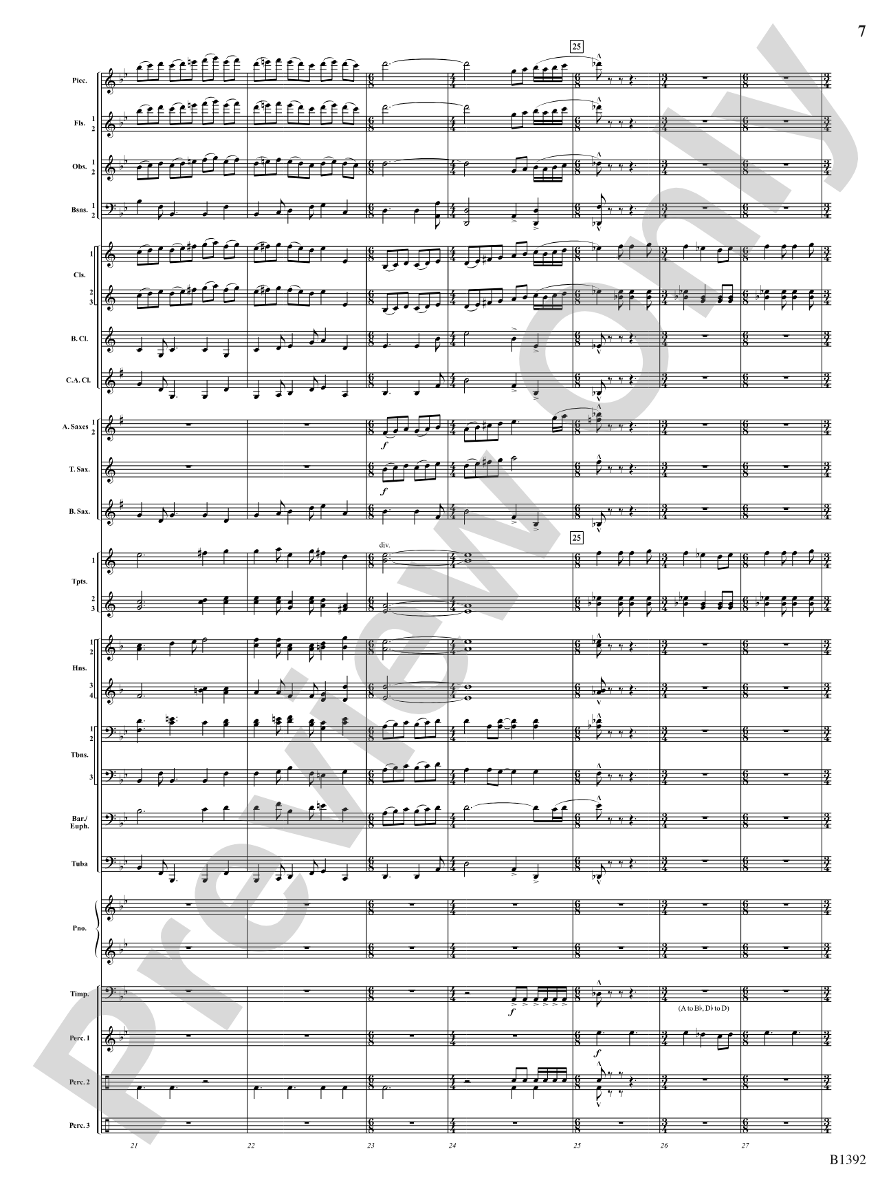 Midnight on Main Street: Score