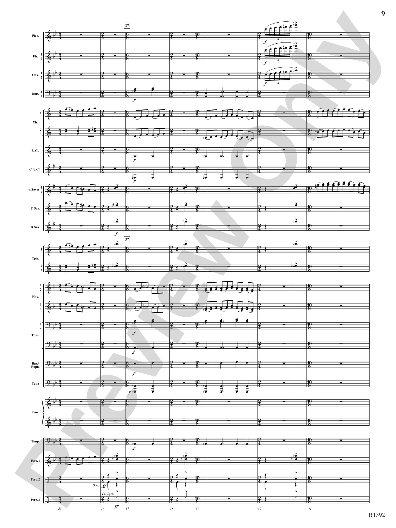 Midnight on Main Street: Score