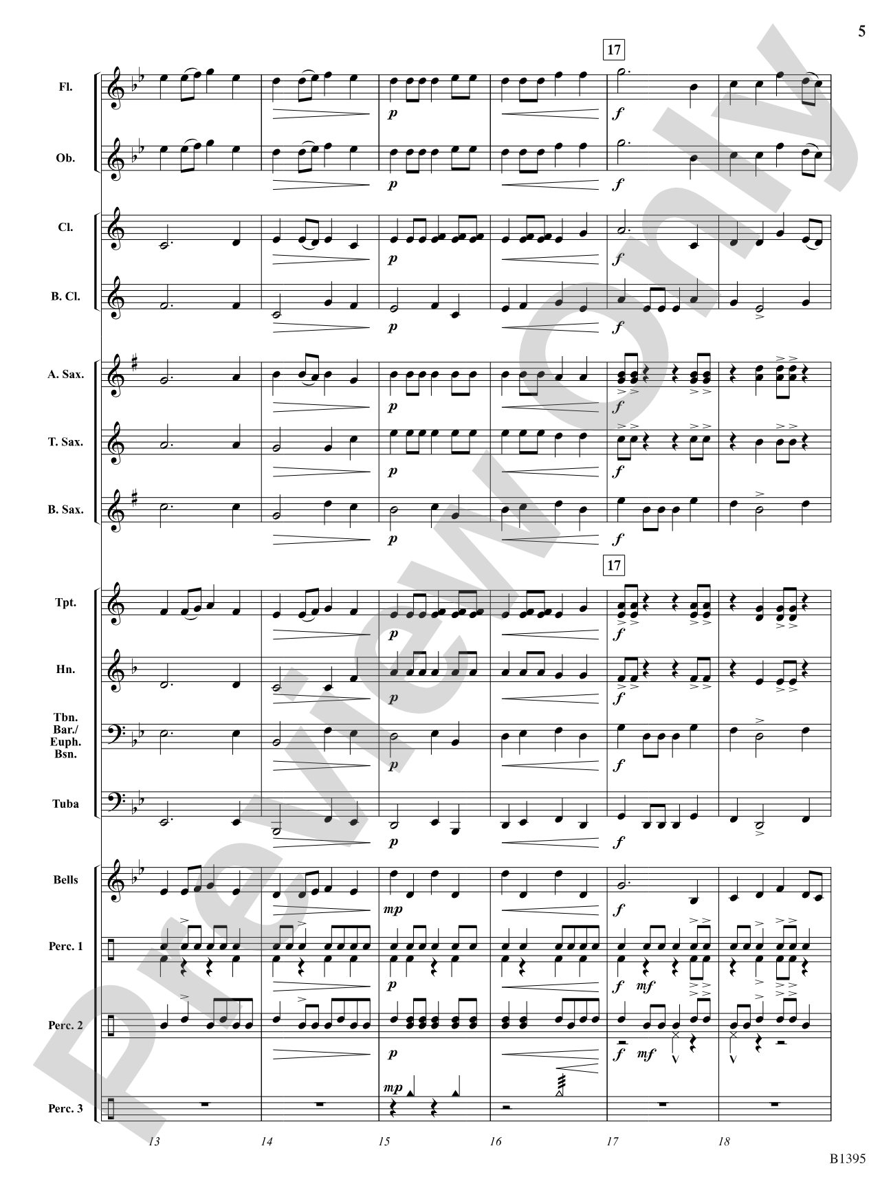 Chariot Race: Concert Band Conductor Score & Parts
