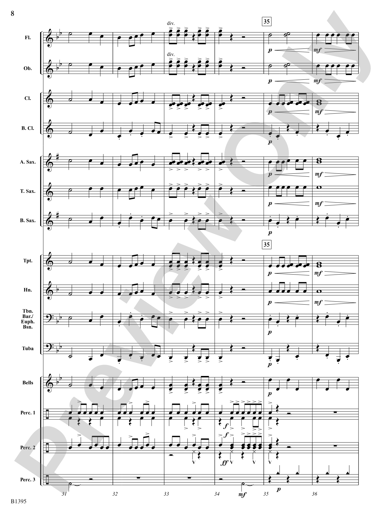 Chariot Race: Concert Band Conductor Score & Parts
