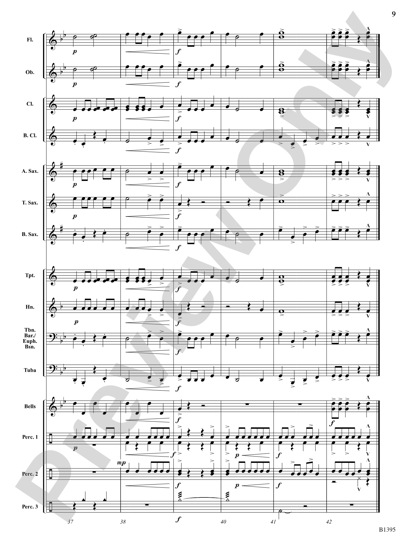Chariot Race: Concert Band Conductor Score & Parts