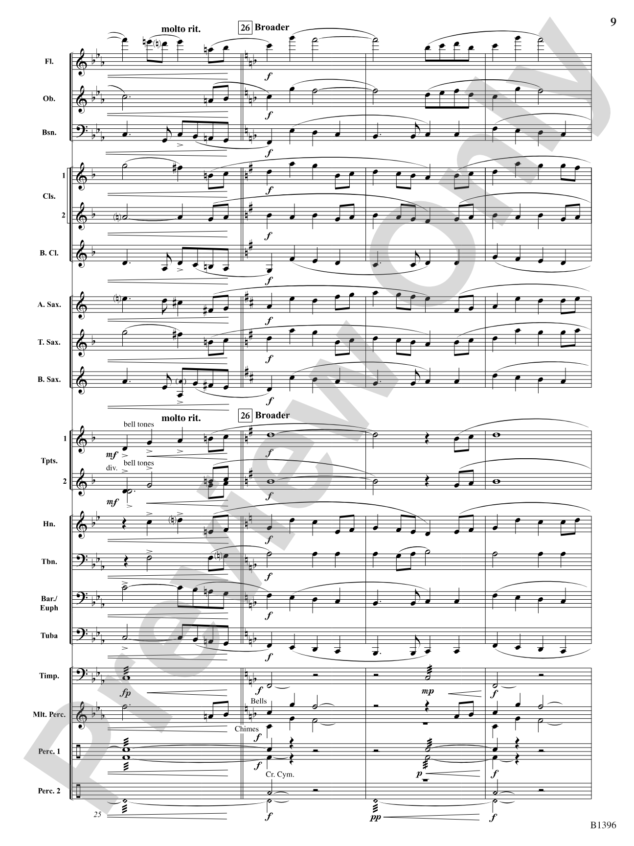 A Call for Peace: Concert Band Conductor Score & Parts