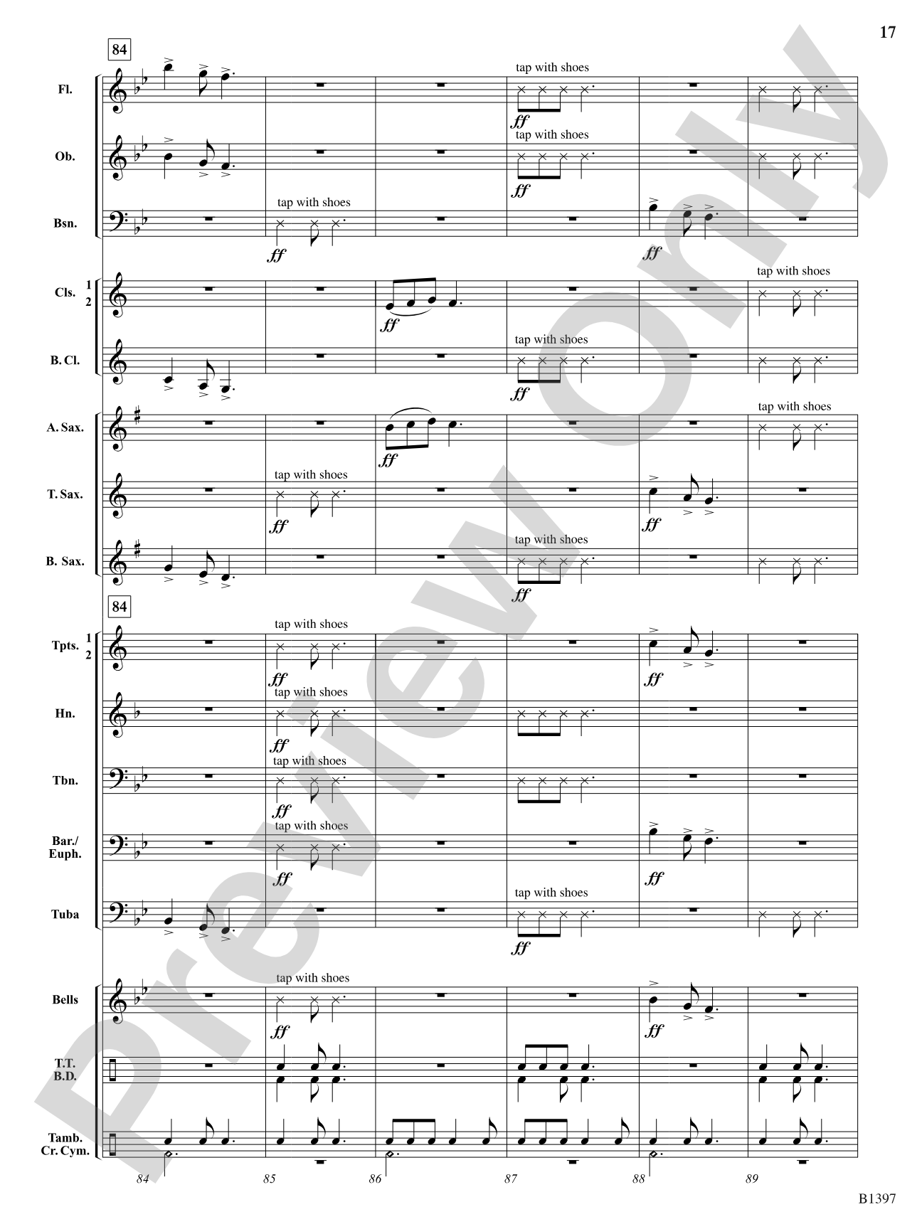 Irish Jig for Young Feet: Concert Band Conductor Score & Parts