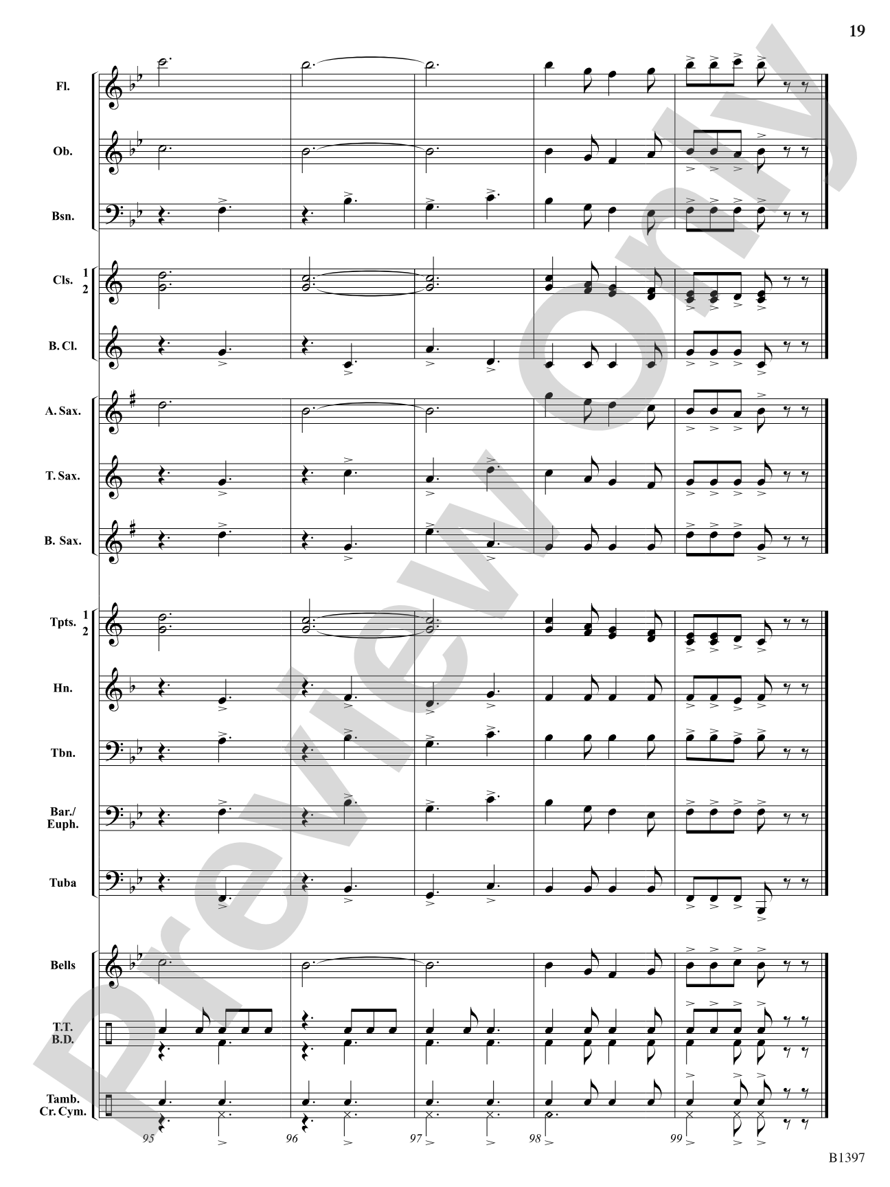 Irish Jig for Young Feet: Concert Band Conductor Score & Parts