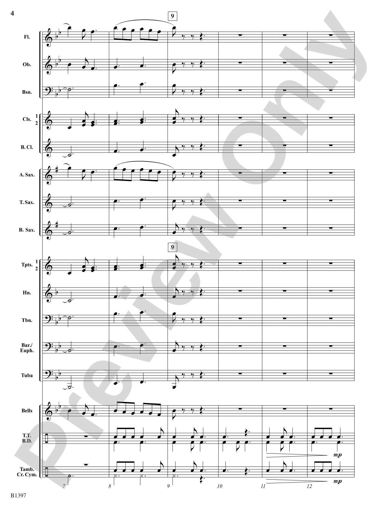 Irish Jig for Young Feet: Concert Band Conductor Score & Parts
